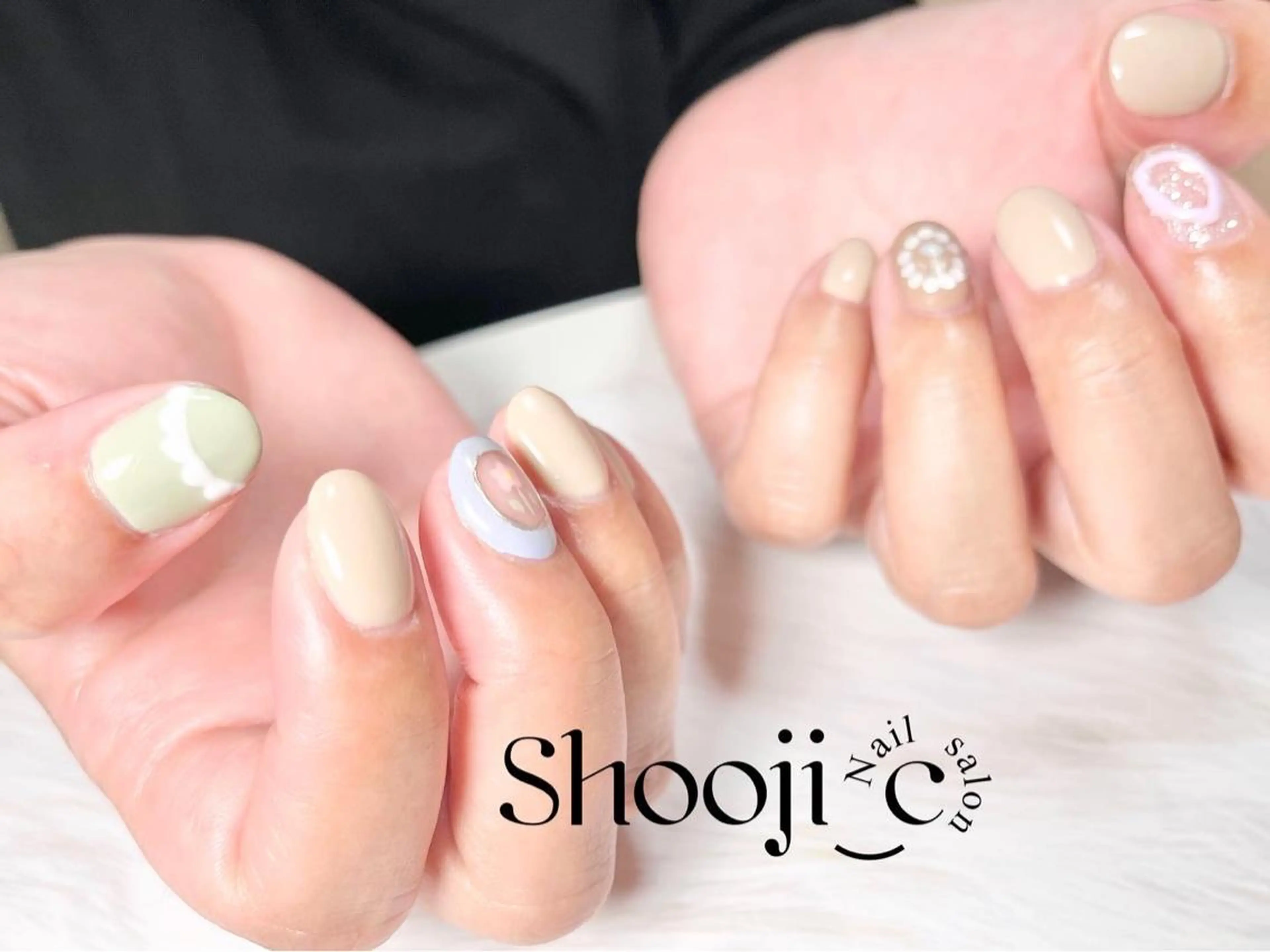 ネイル アートネイル 長さ出し ジェルネイル 持ち込み パステルネイル Shooji_c Nail salon所属・Shooji_c Nail salonのネイルデザイン