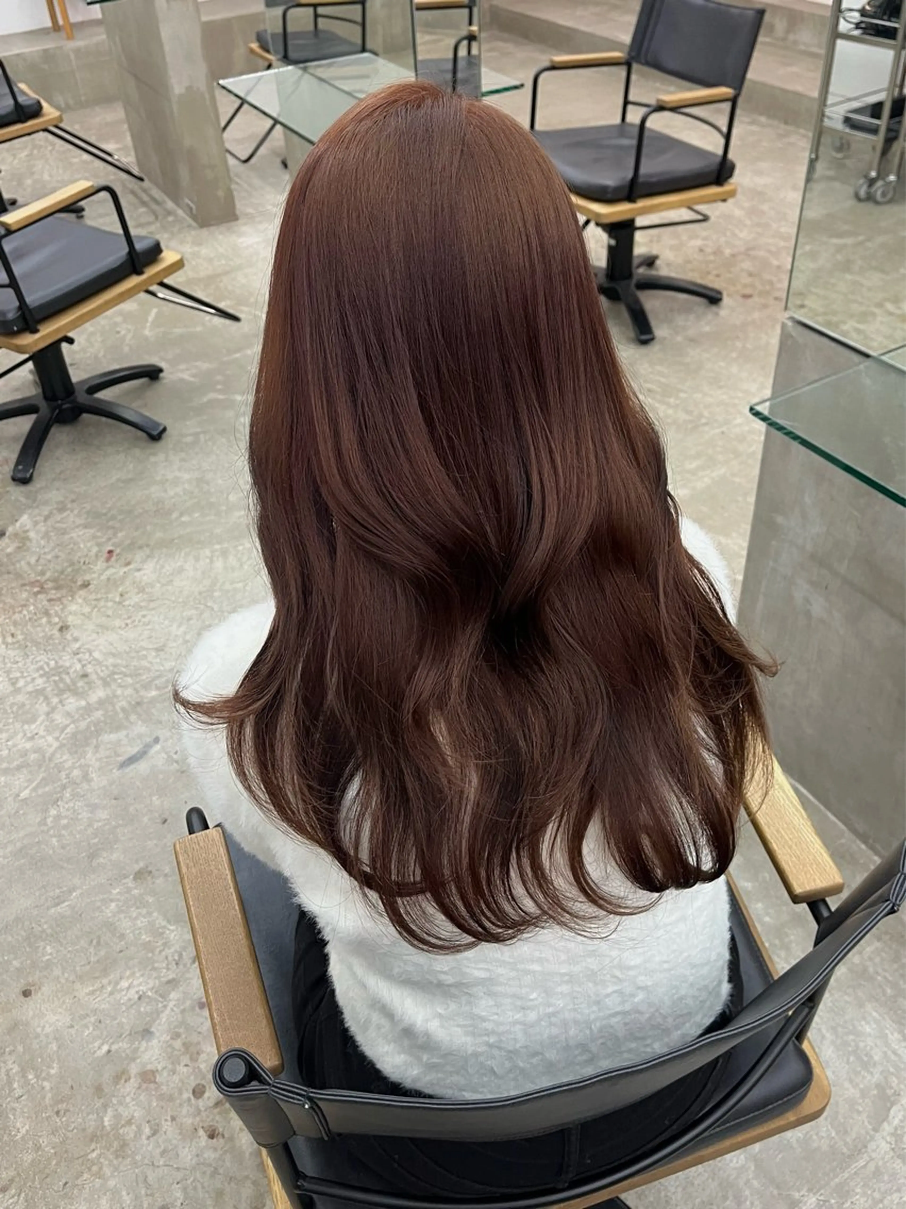 ロング ヘアカラー トリートメント XIA AIMIのヘアスタイル