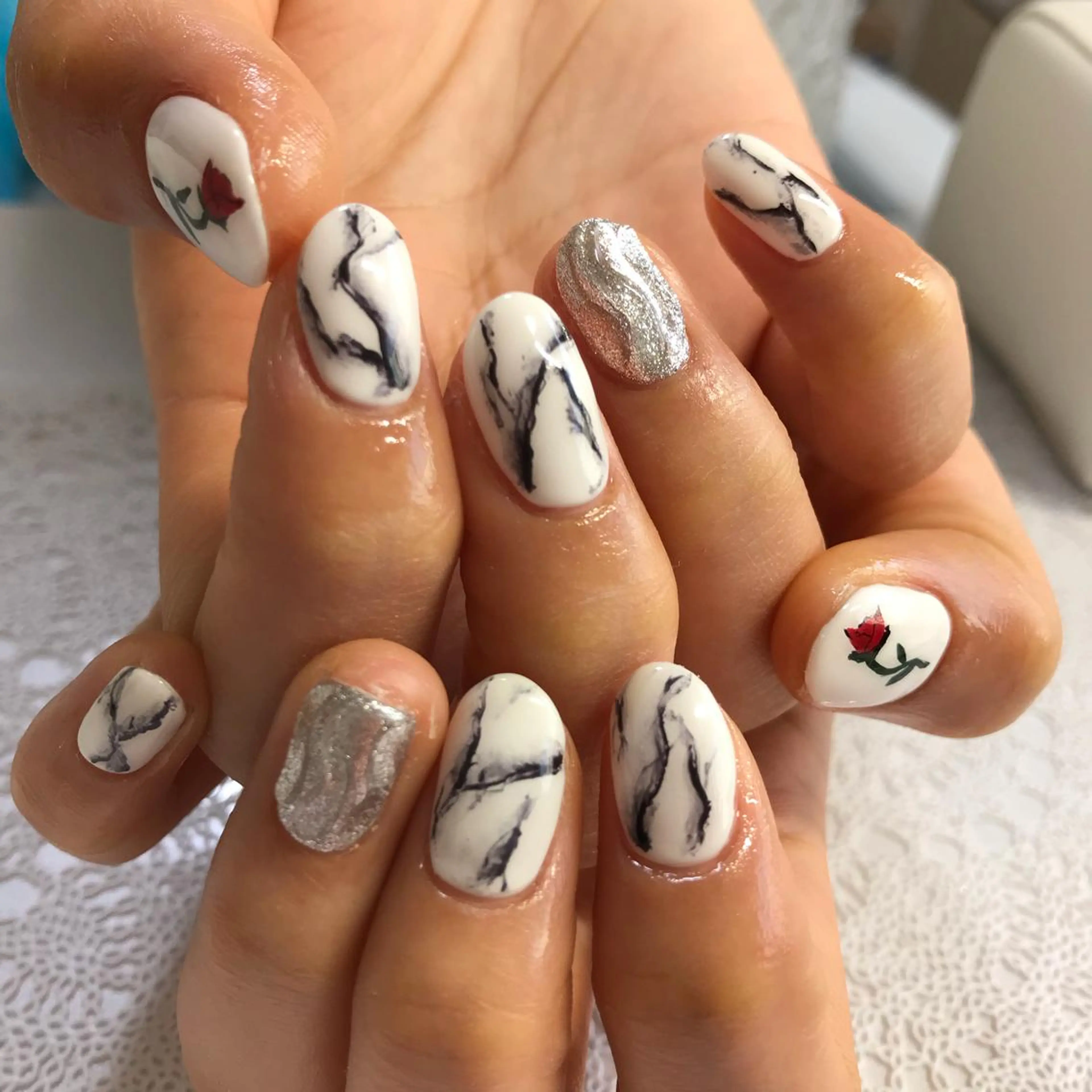 ネイル ハンドネイル フットネイル 菊地 里沙のネイルデザイン