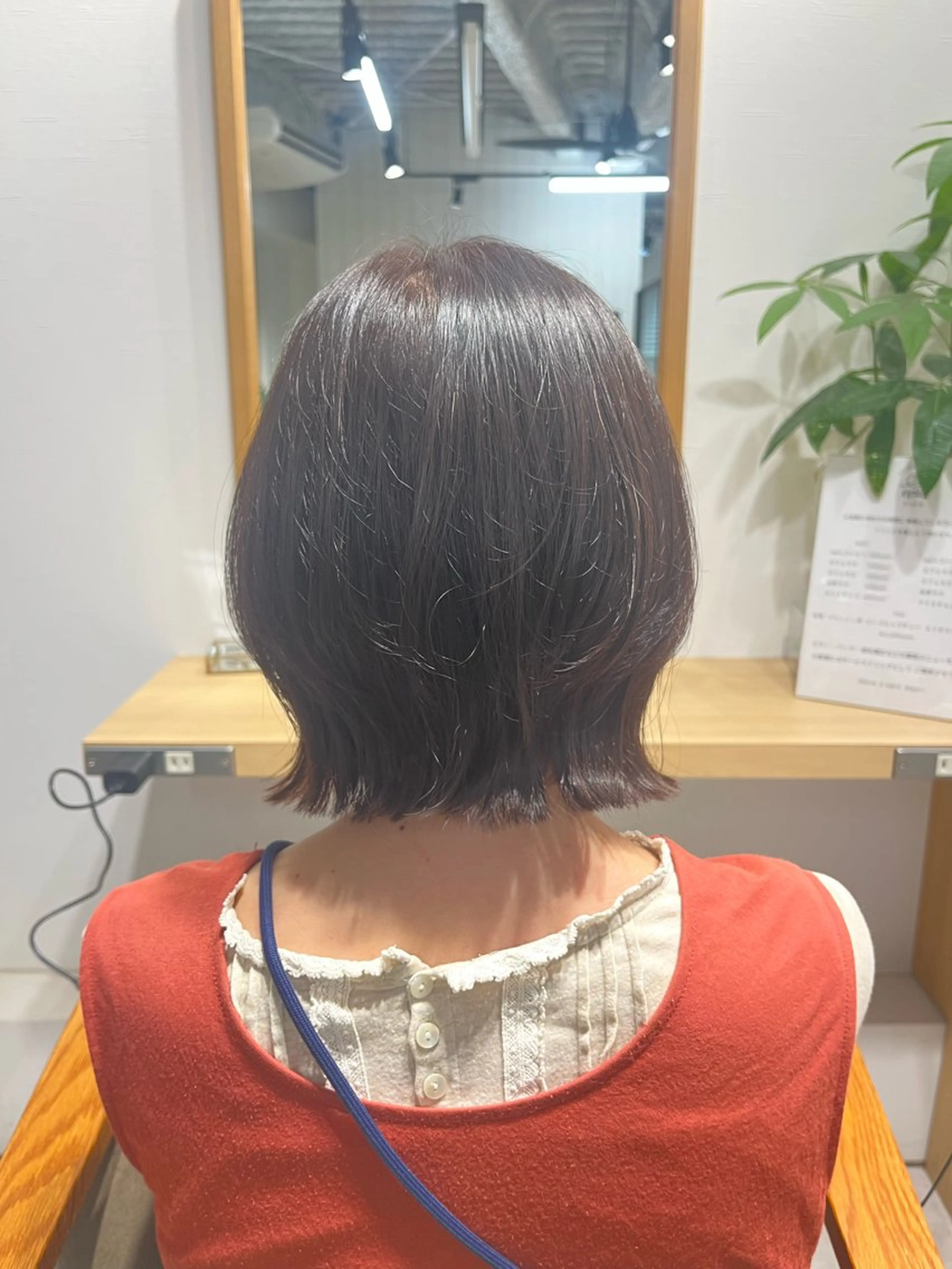 ショート カラー ボブレイヤー ブラウンカラー ピンクカラー ピンクブラウン ボブ カット ヘアカラー 武田 綺音のヘアスタイル