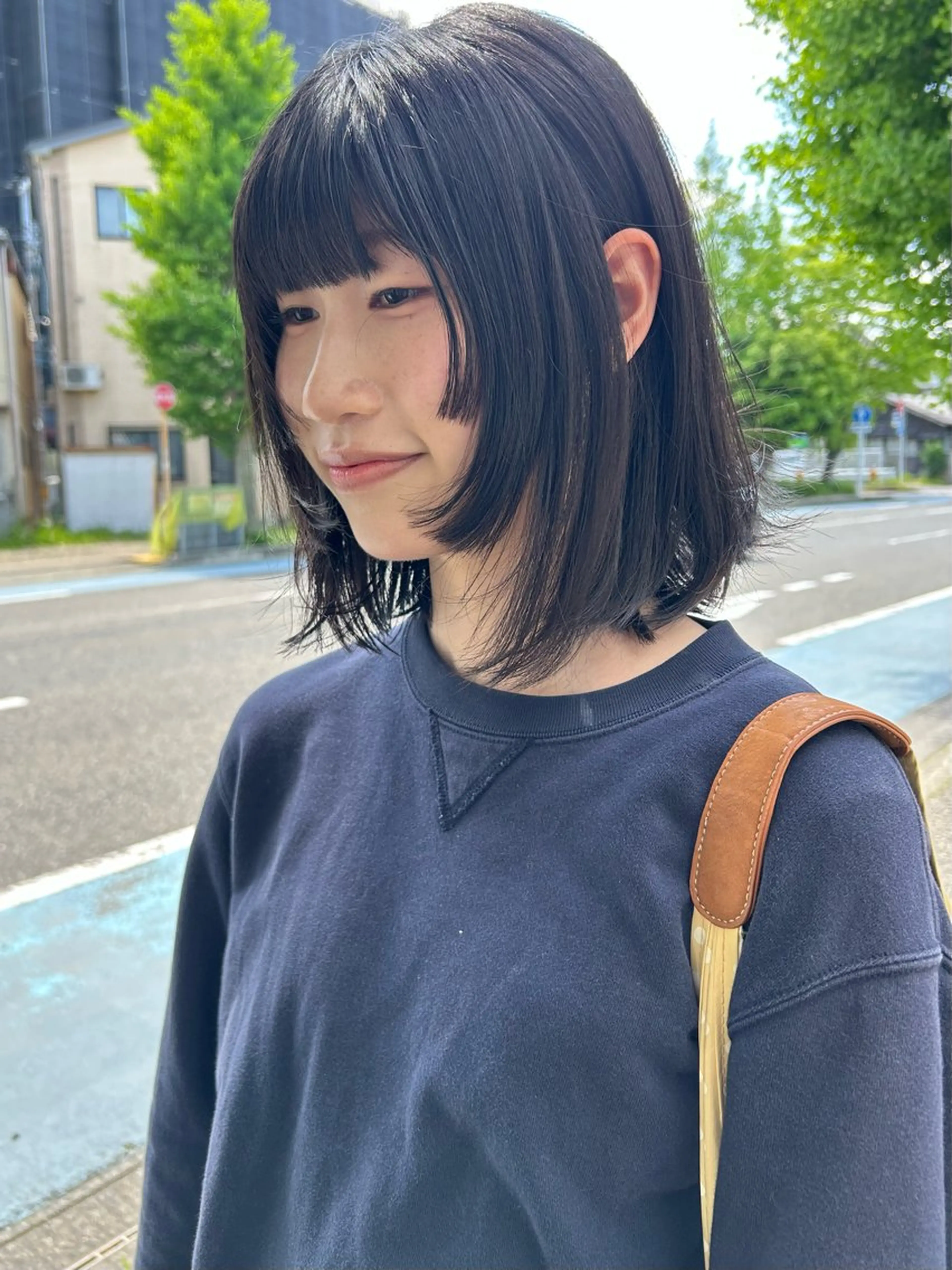 ミディアム ORe'S HAIR BE　GLaDまなみのヘアスタイル