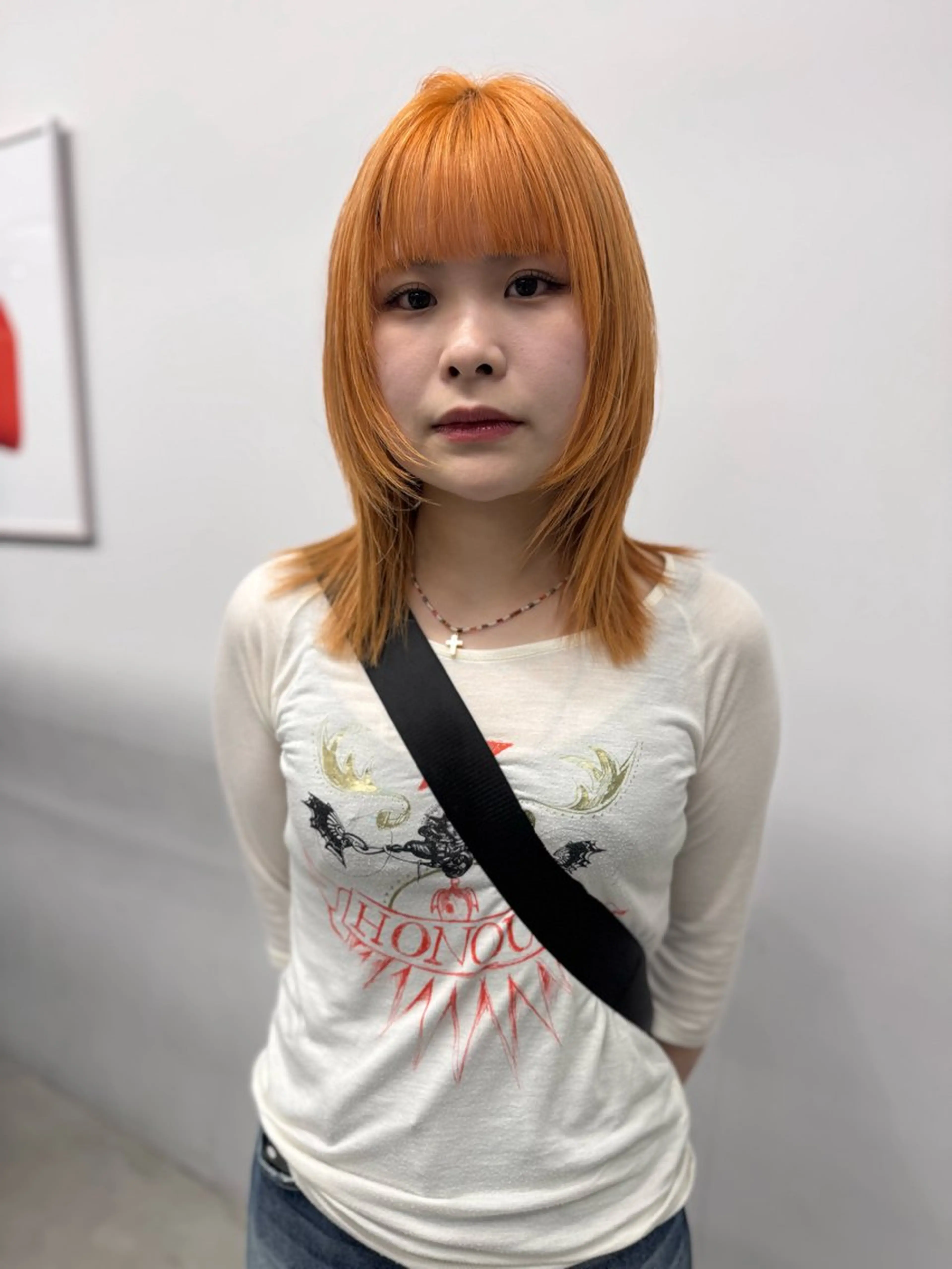 ミディアム オカモト ミユウのヘアスタイル