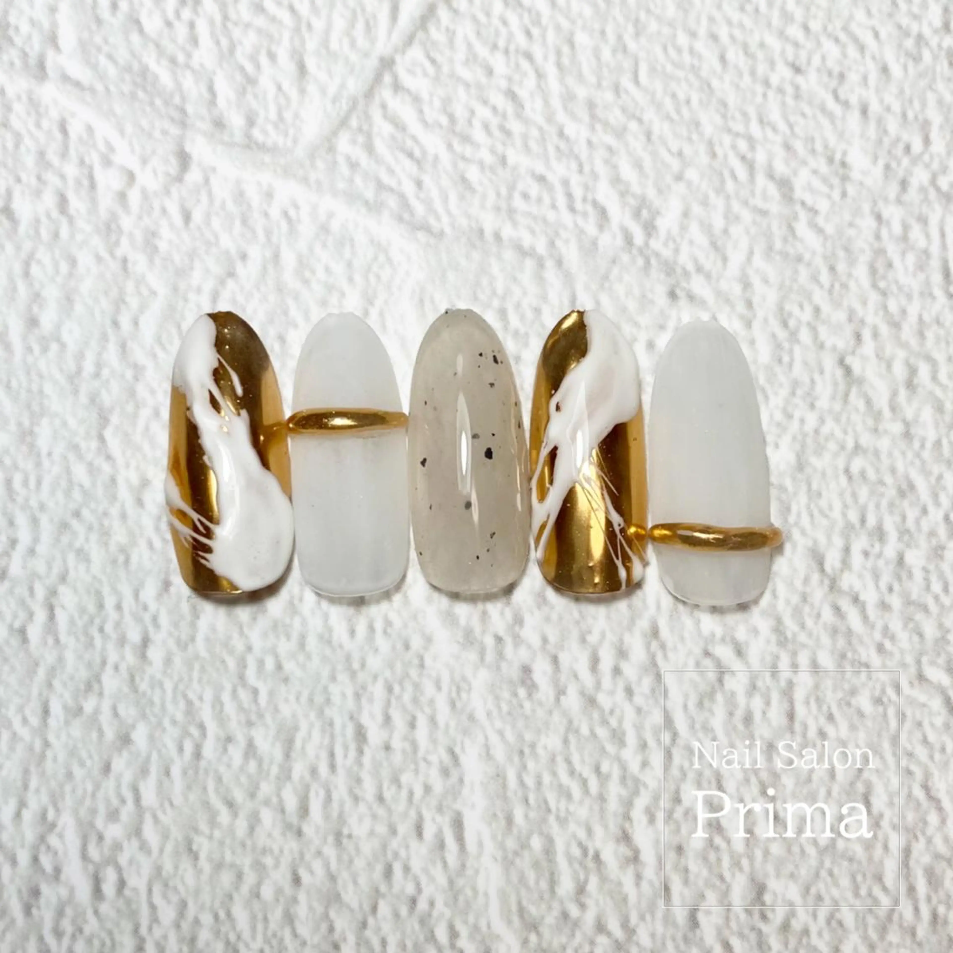 ミディアム ネイル SalonPrima Nail & Eyeのネイルデザイン