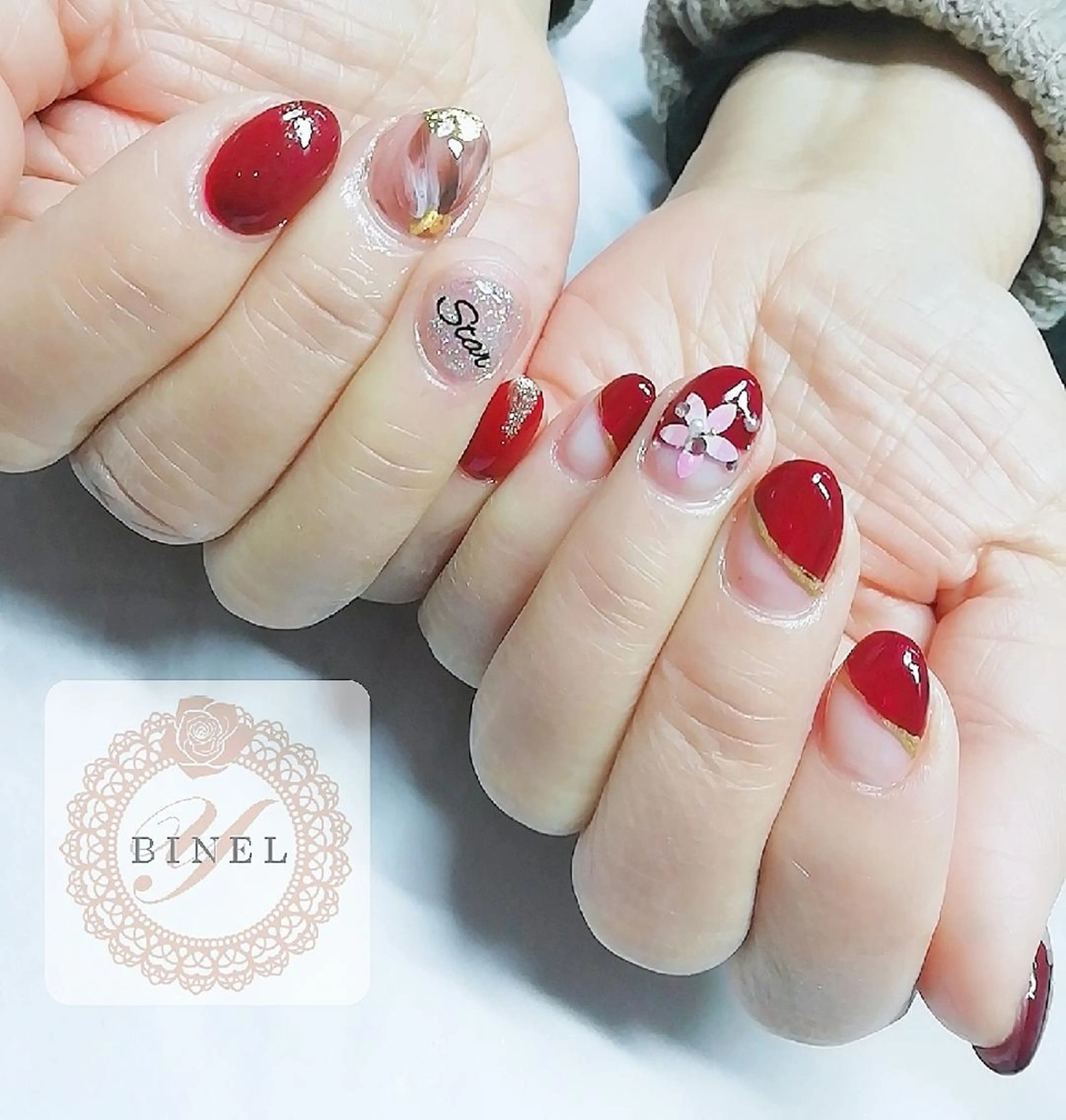 ネイル ハンドネイル Nail Salon Y.BINELのネイルデザイン
