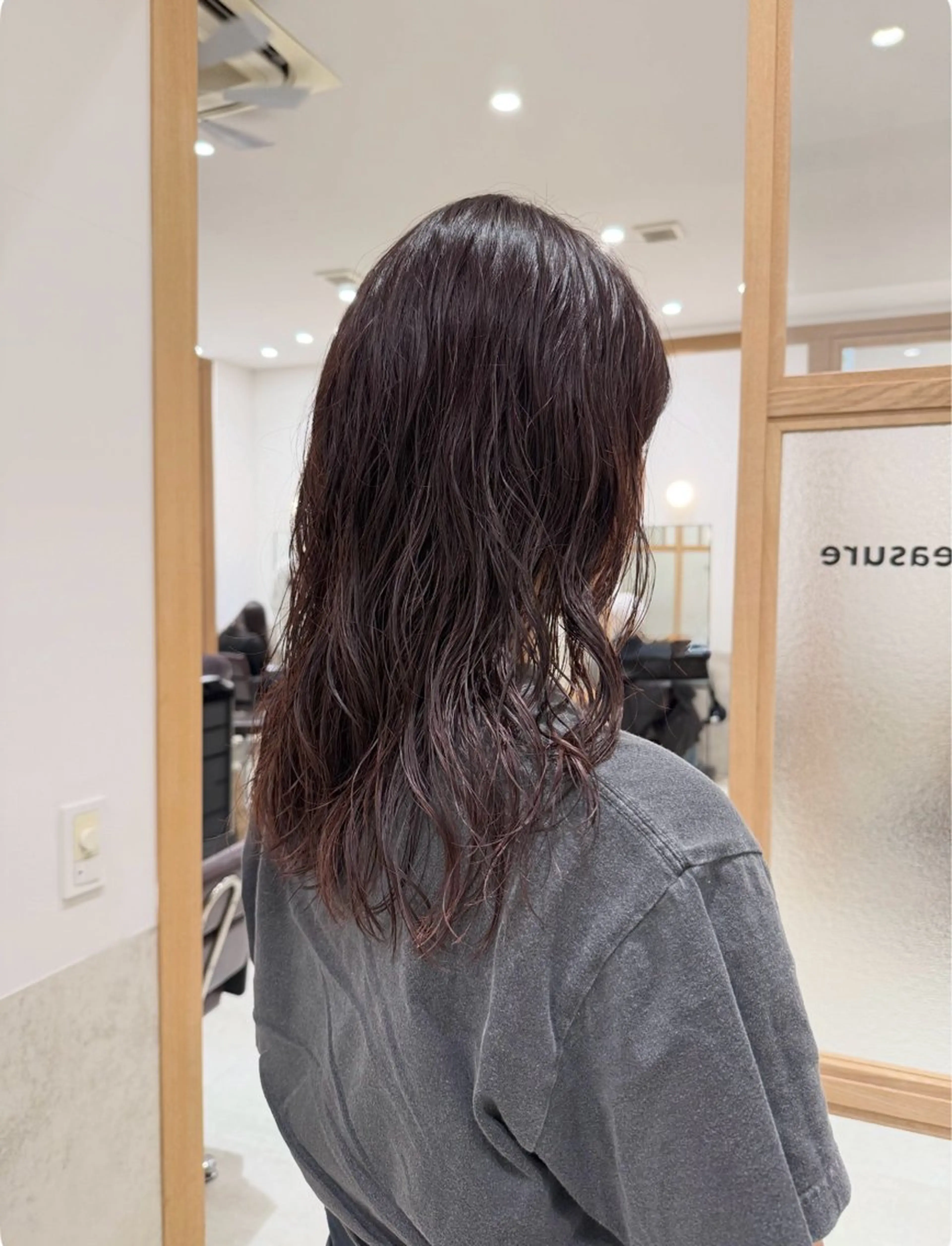 セミロング カット ヘアカラー トリートメント 𓍯柔らかhair 𓍯 yukinoのヘアスタイル