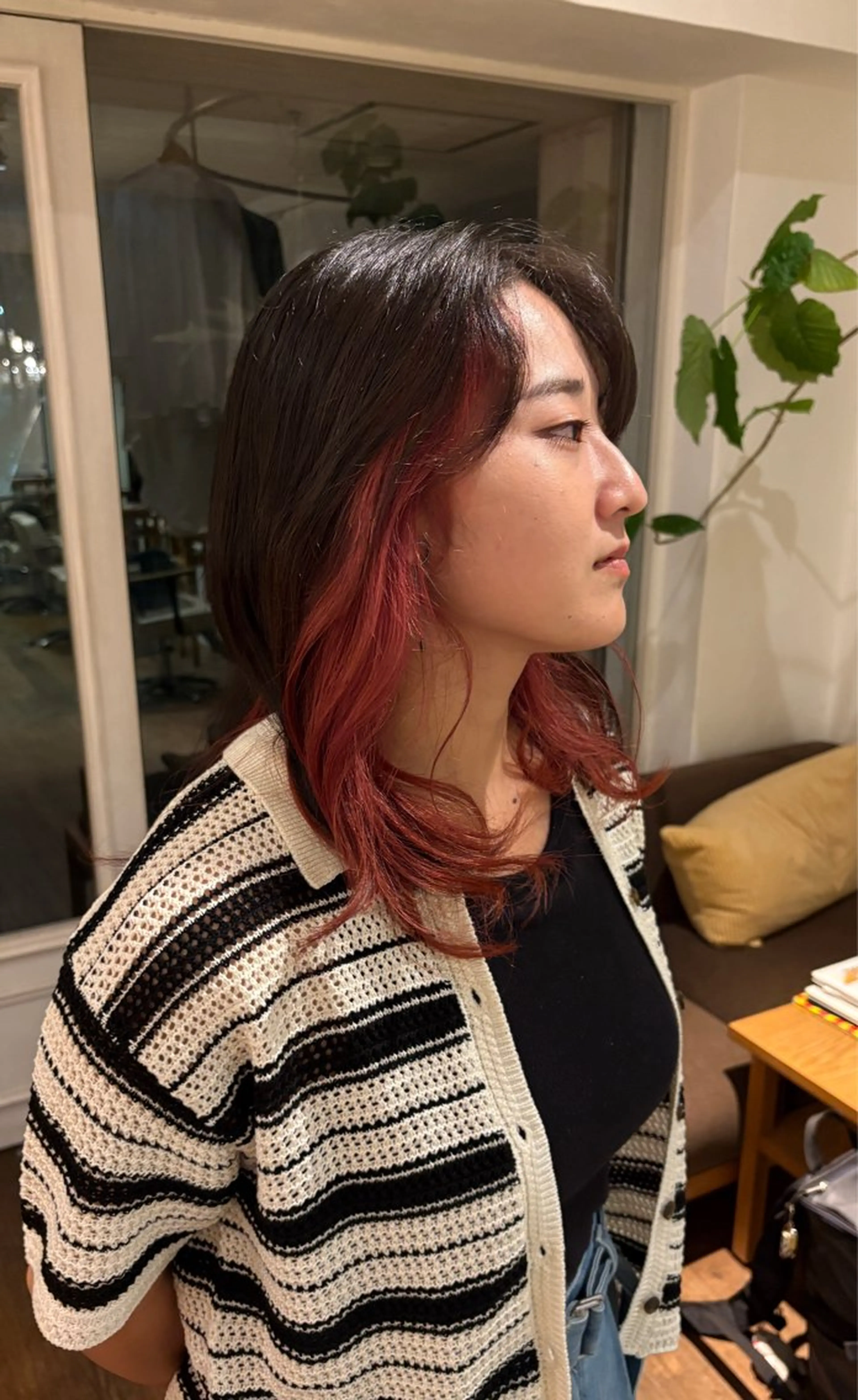 ミディアム カラー 天王寺美容室/カット モデル募集/miiaのヘアスタイル