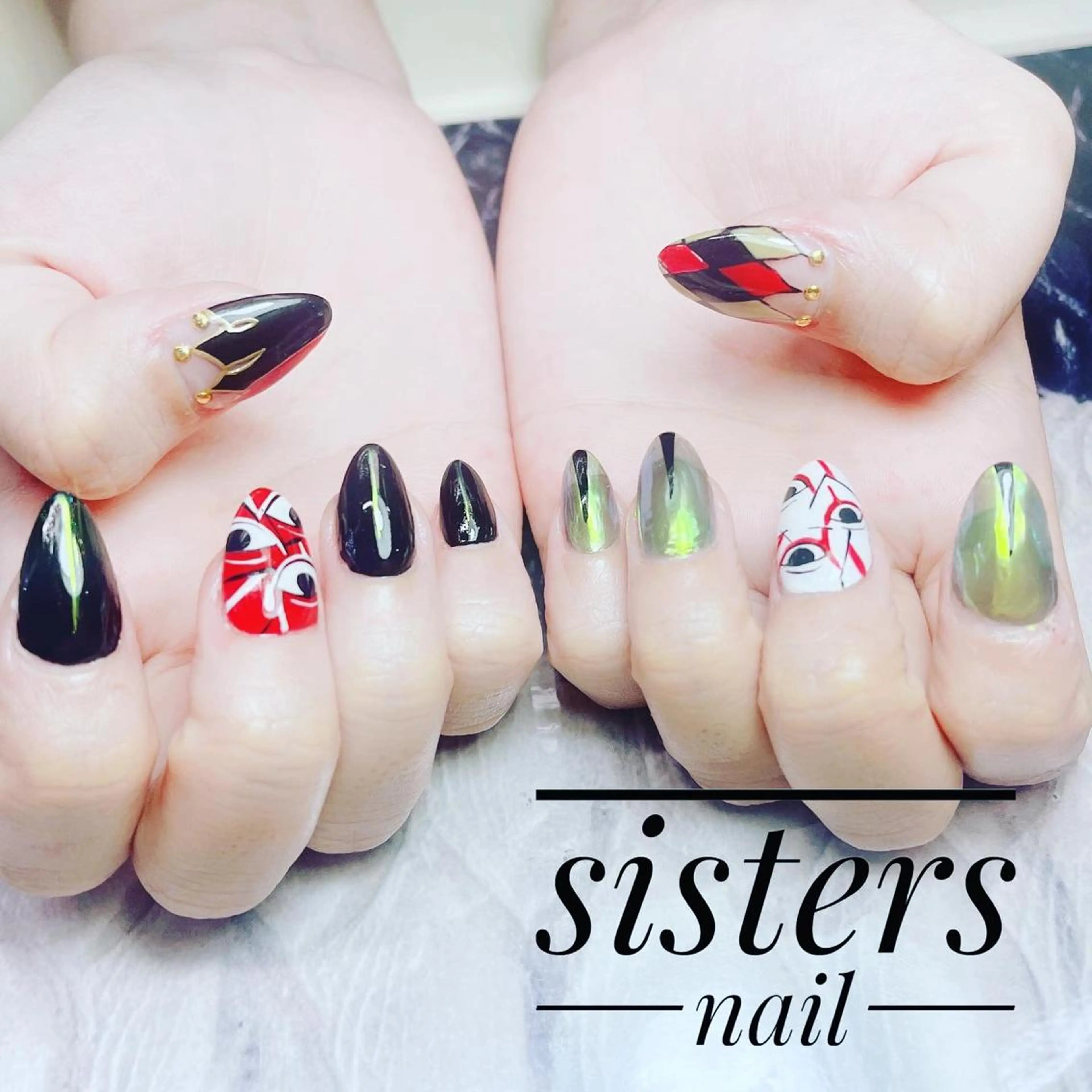 ネイル アートネイル ハンドネイル ハンドケア sisters nail.fのネイルデザイン