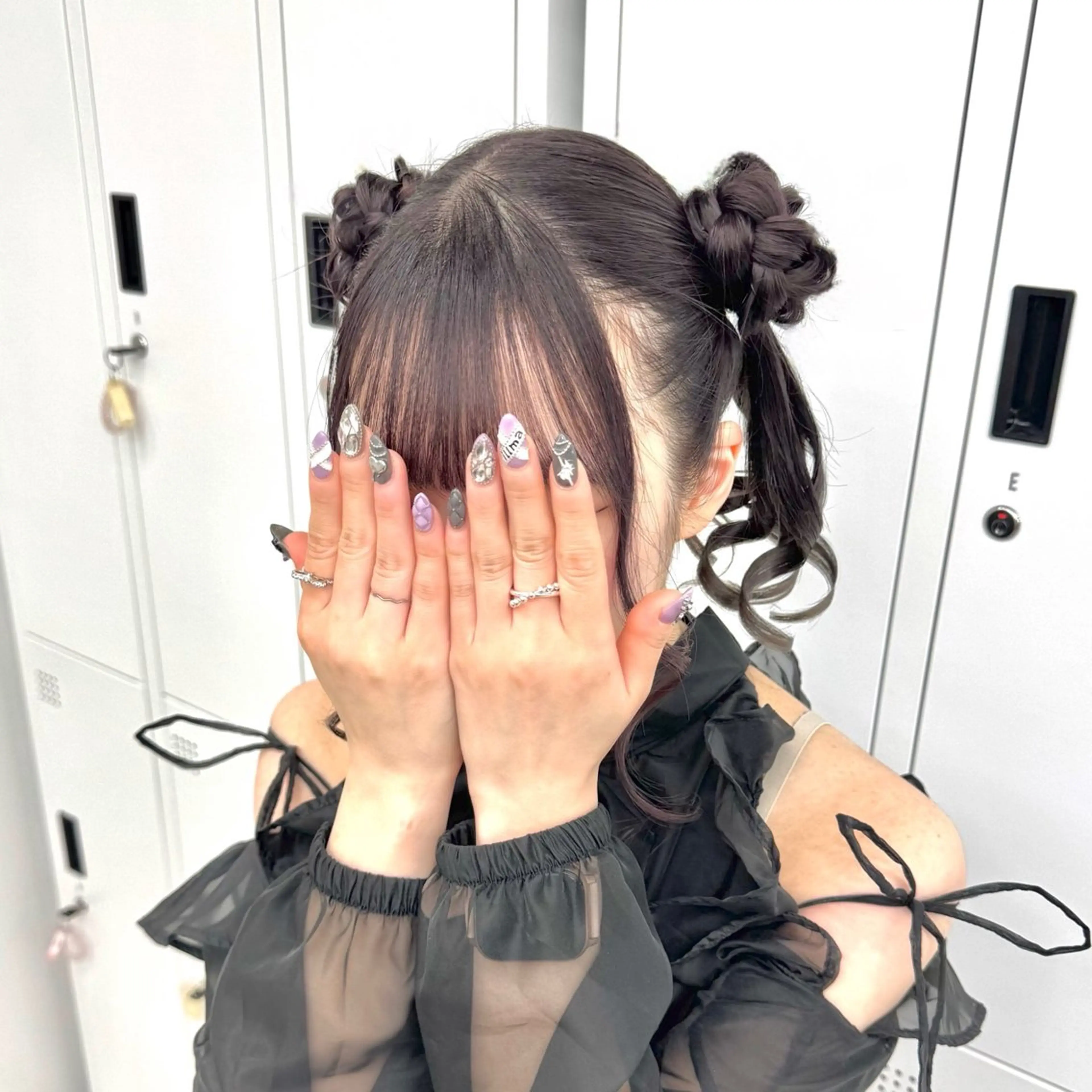 ロング ヘアアレンジ ヘアセット ヘアメ🎀推しカラー 🥣横浜/しほ🧸のヘアスタイル