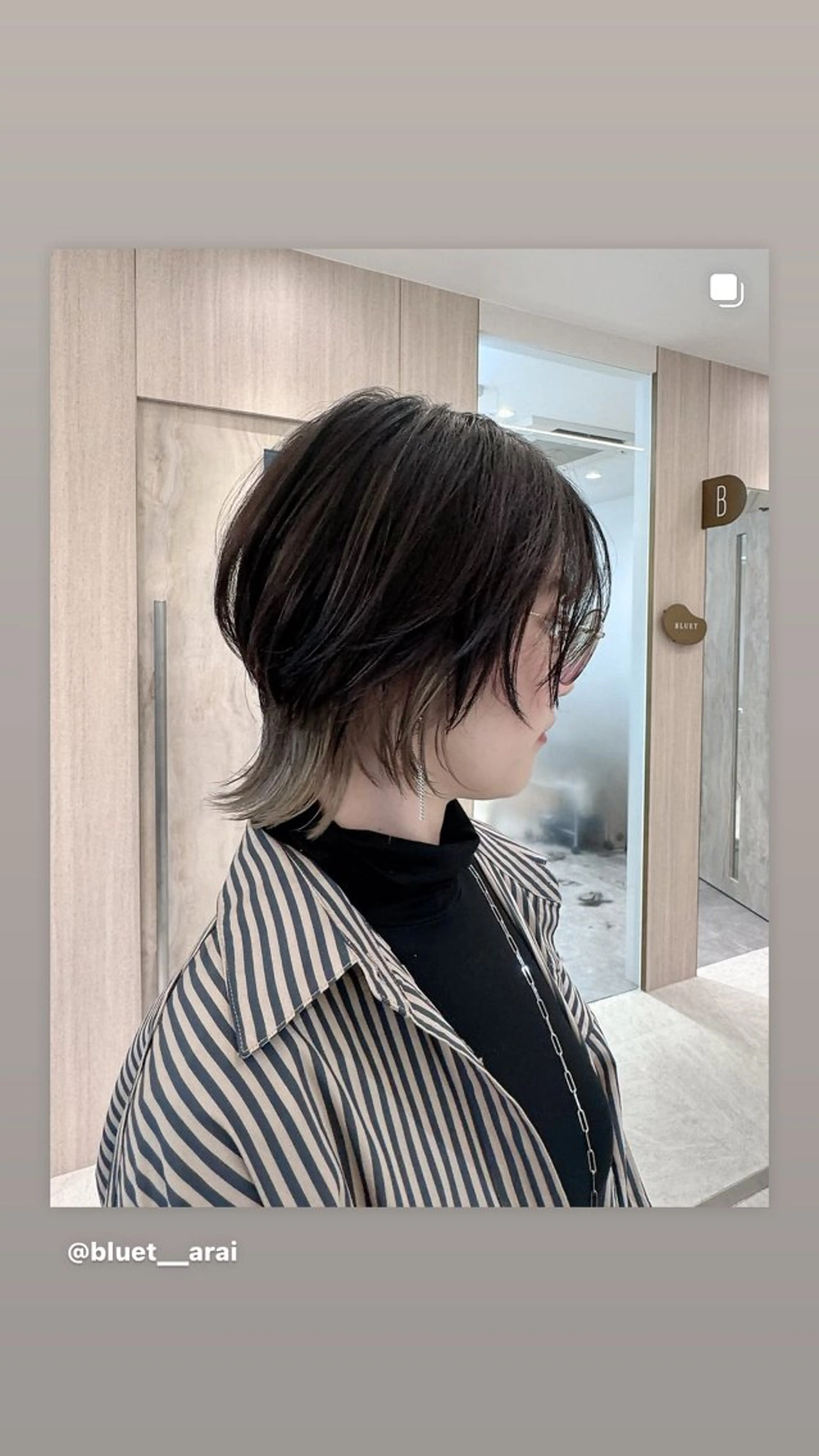 ショート カット ヘアカラー トリートメント カット特化 /BLUET/新宿のヘアスタイル