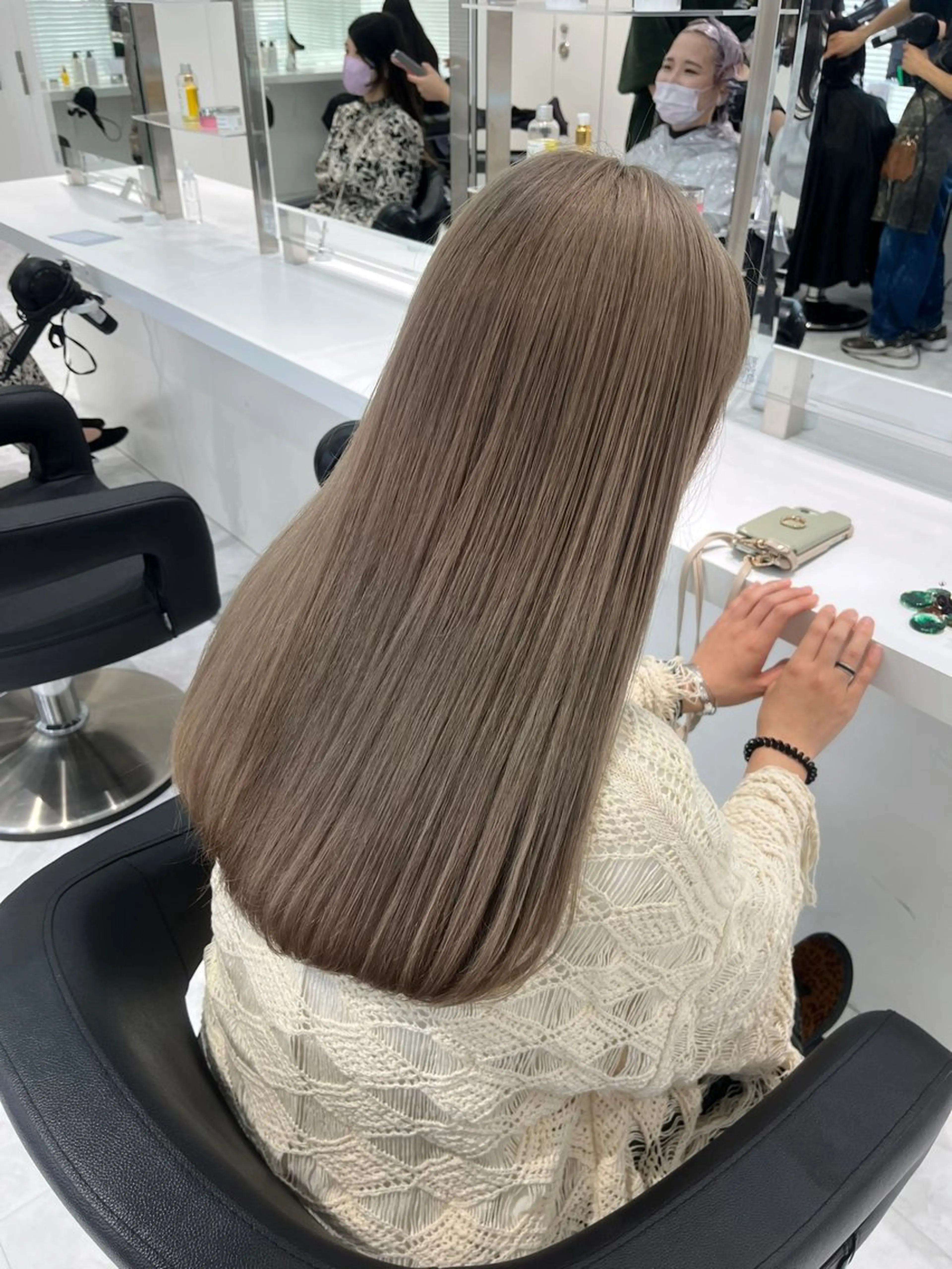 カラー ヘアカラー トリートメント 似合わせ💗骨格矯正 💗透明感カラー💗のヘアスタイル