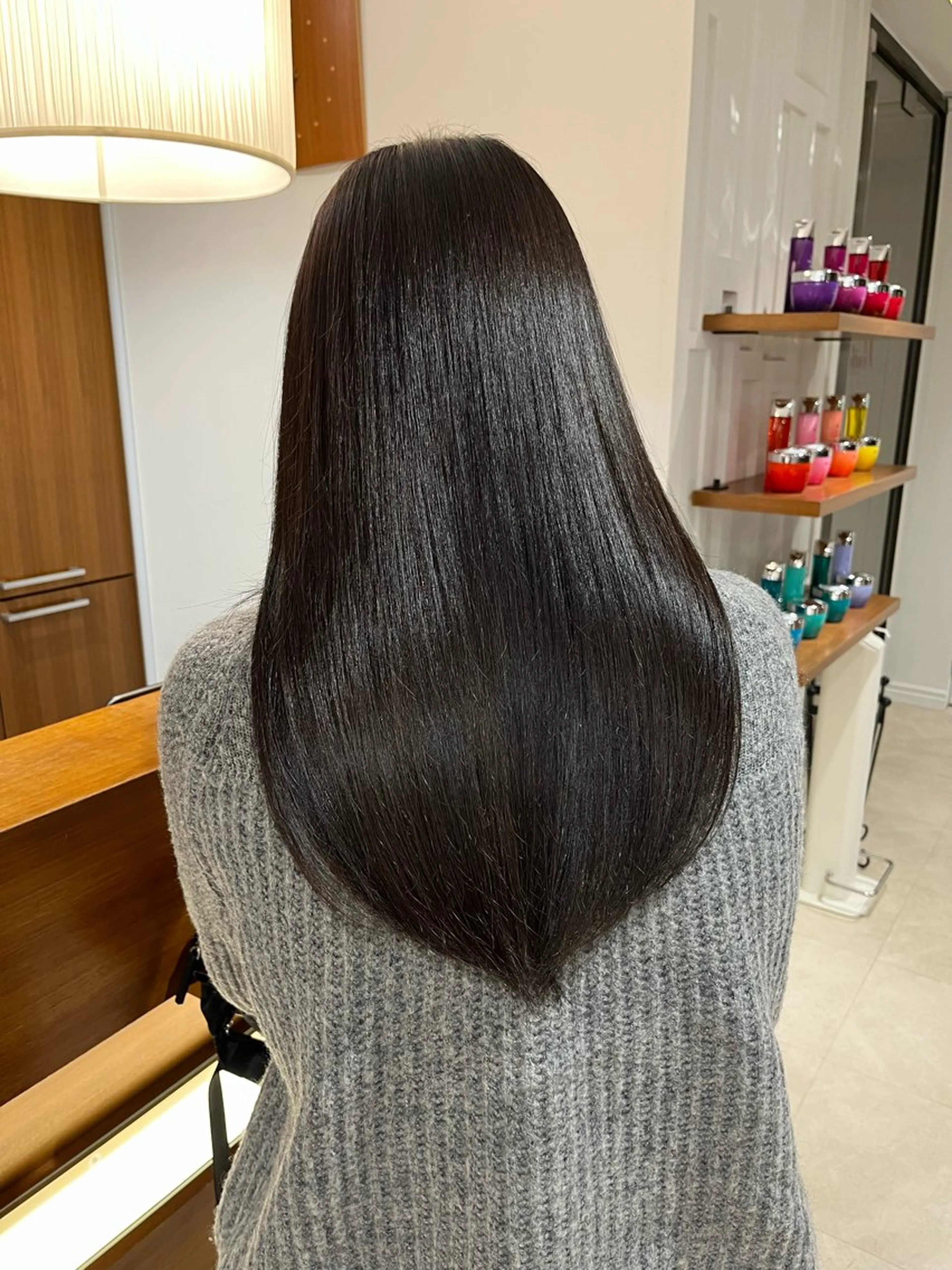 セミロング カラー ブラウンカラー ヘアカラー 🎀仙台/艶カラー /暖色/ありさ🎀のヘアスタイル