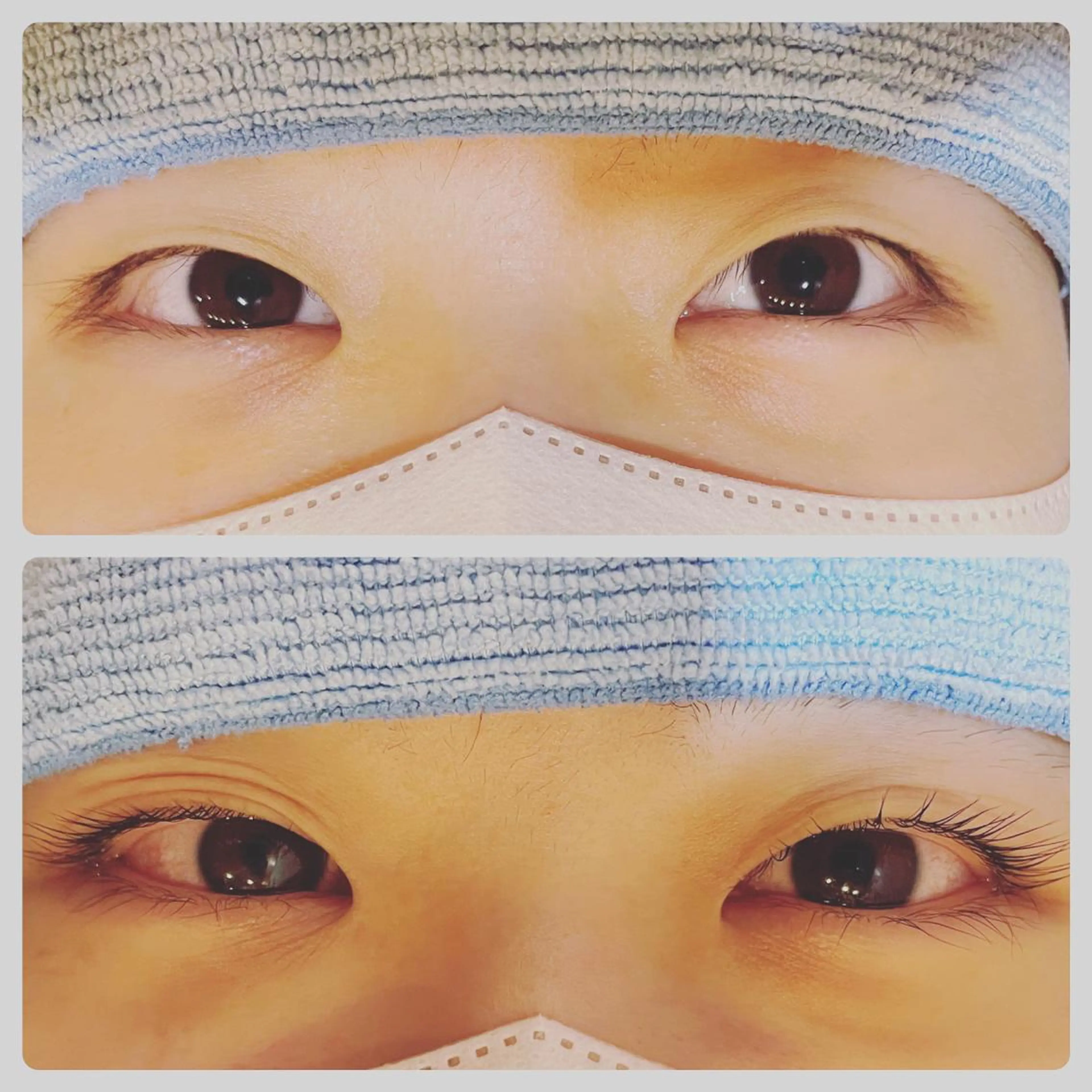 マツエク・マツパ パリジェンヌラッシュリフト 一重×まつ毛パーマ Lo_oca ロヲカのマツエク・マツパデザイン