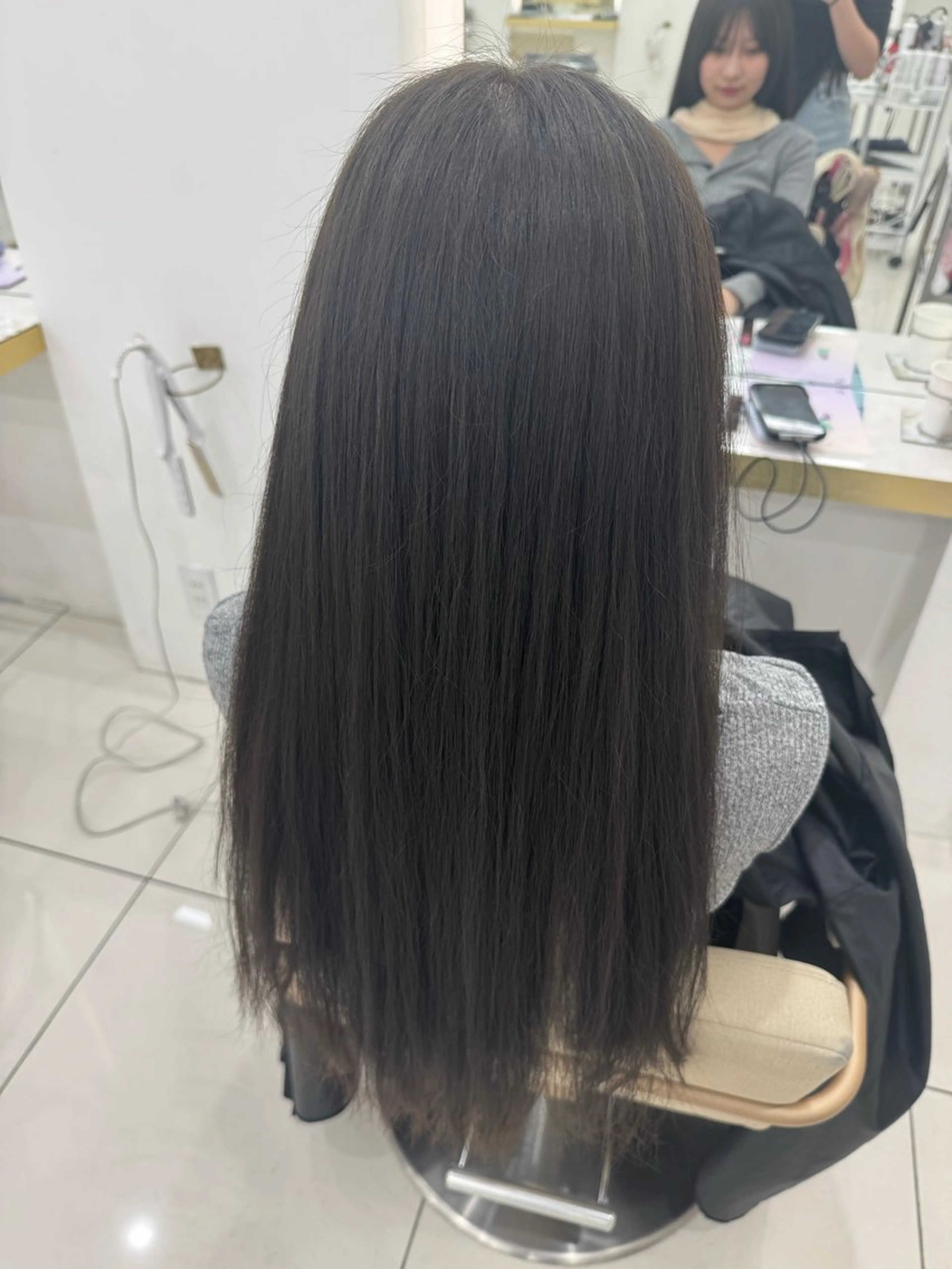 ロング カラー 天野 ひとみのヘアスタイル