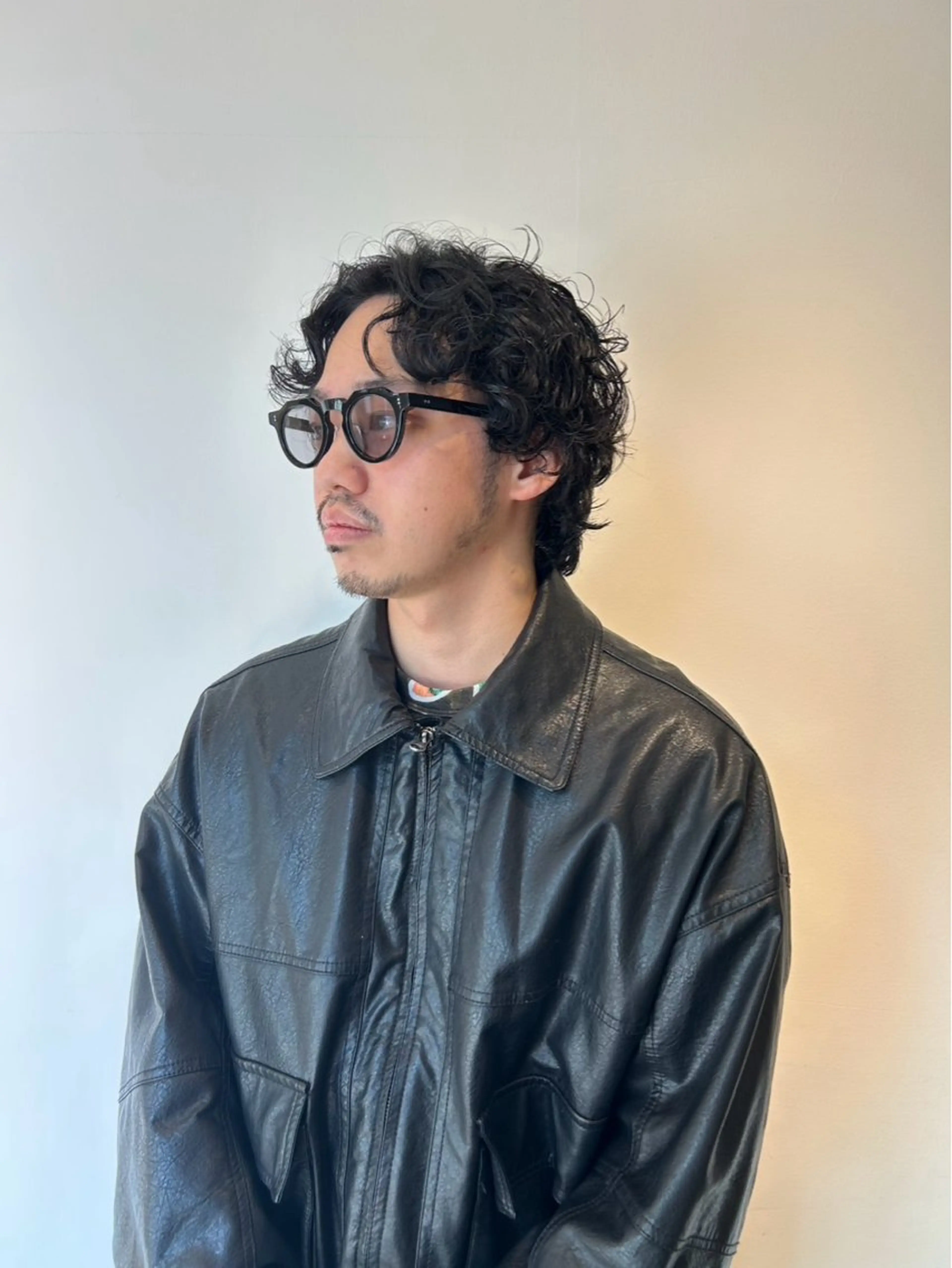 メンズパーマの写真