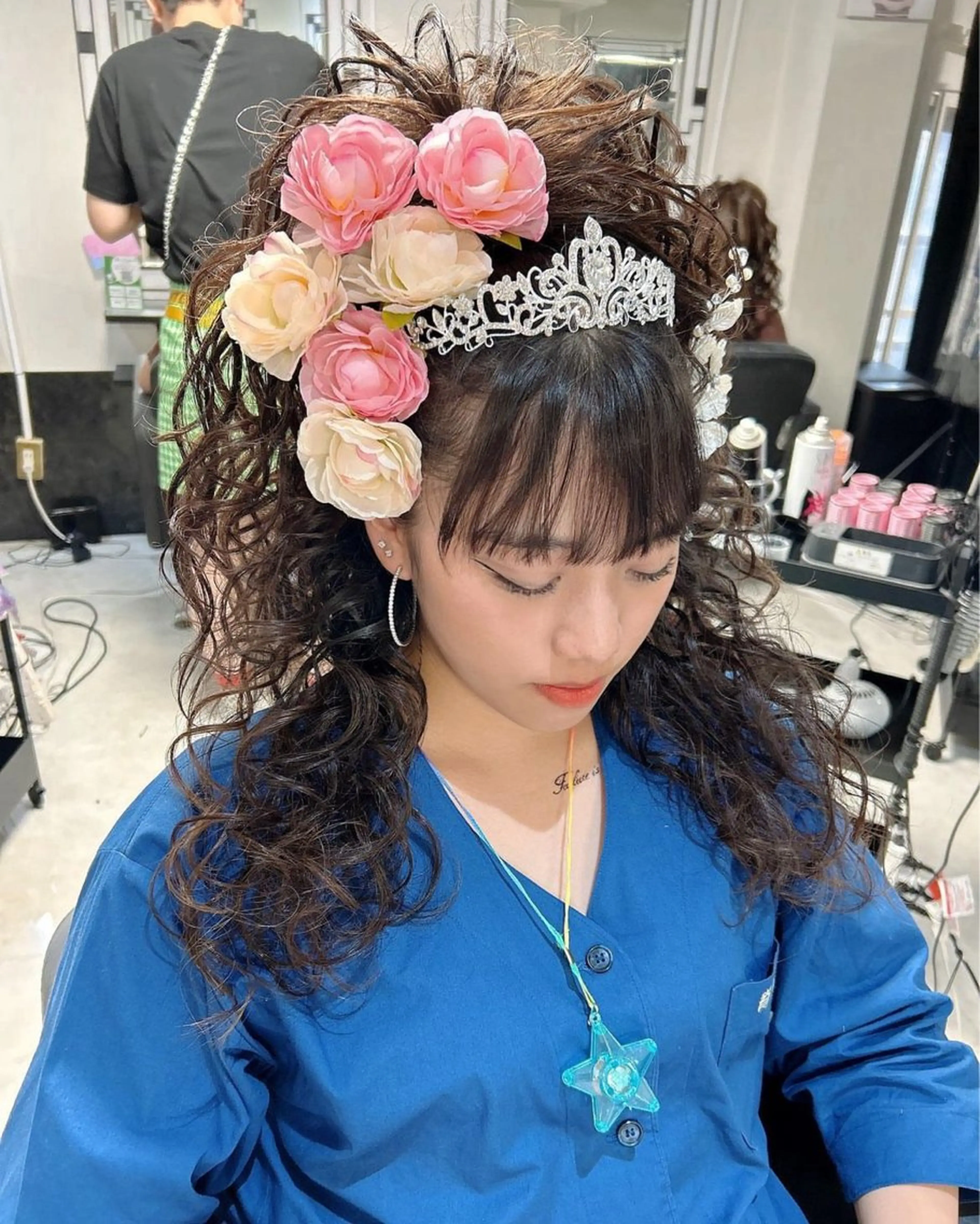 ロング ベルグローヘアセット 🤍まりこのヘアスタイル