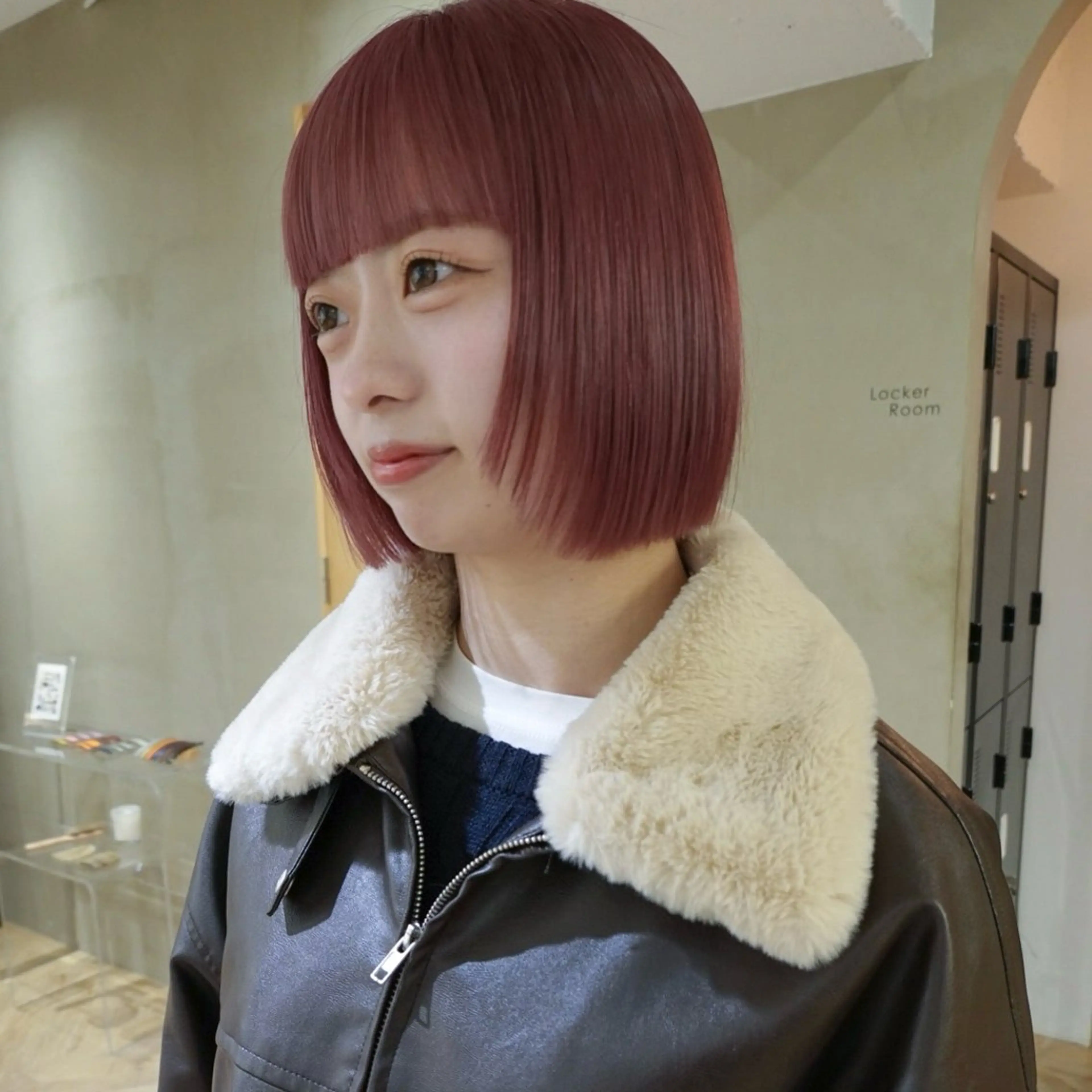 ミディアム カラー ヘアカラー トリートメント レイヤーカット/暖色 カラー/mao🎀のヘアスタイル