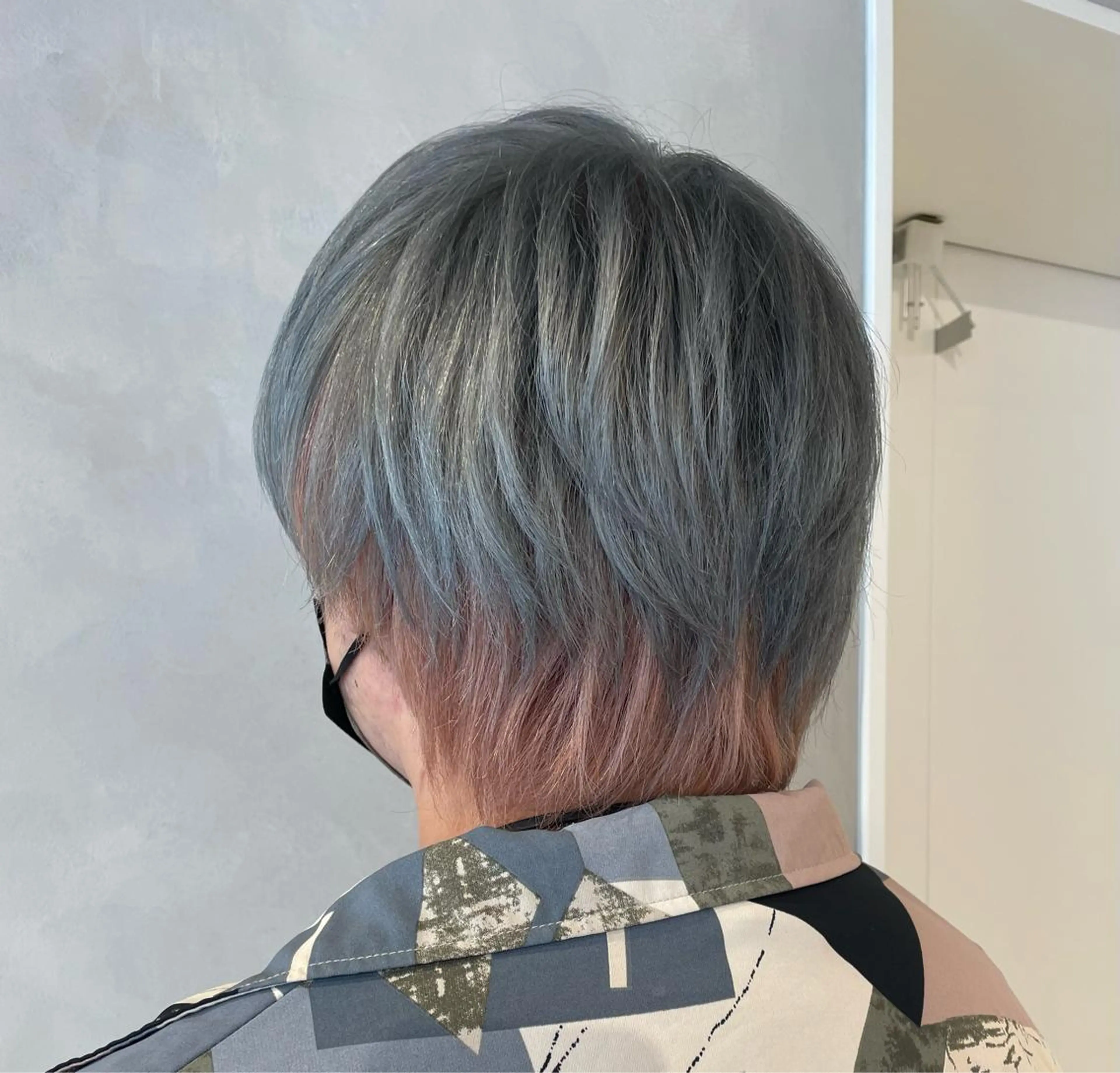 メンズ カット ヘアカラー トリートメント 渋谷レイヤーカット/ 暖色艶カラー🩵高橋のヘアスタイル