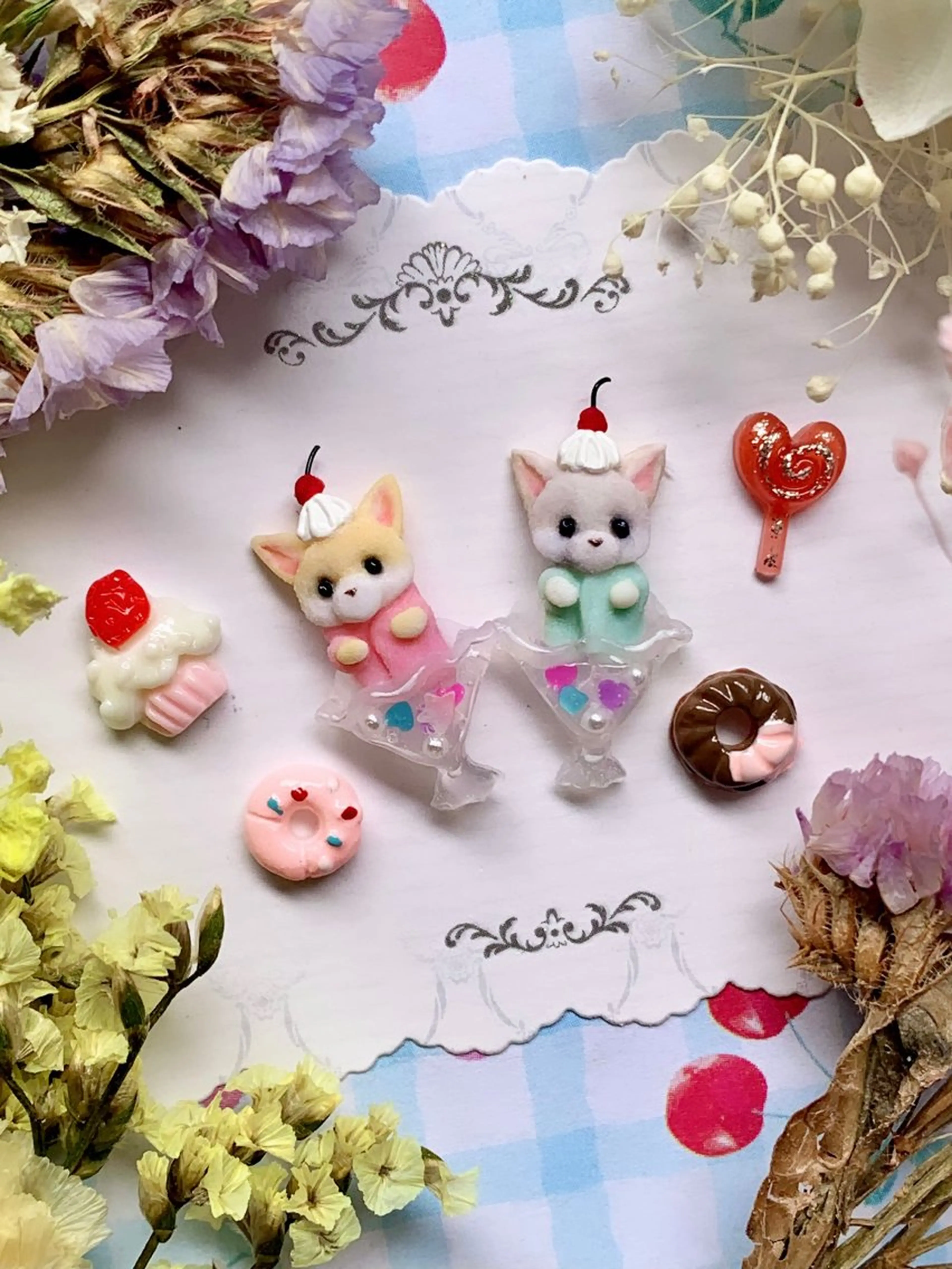 ネイル アートネイル ぷっくりネイル シェアサロンLei.g(レイジー)所属・3Dアートネイル💗 都築レナのネイルデザイン