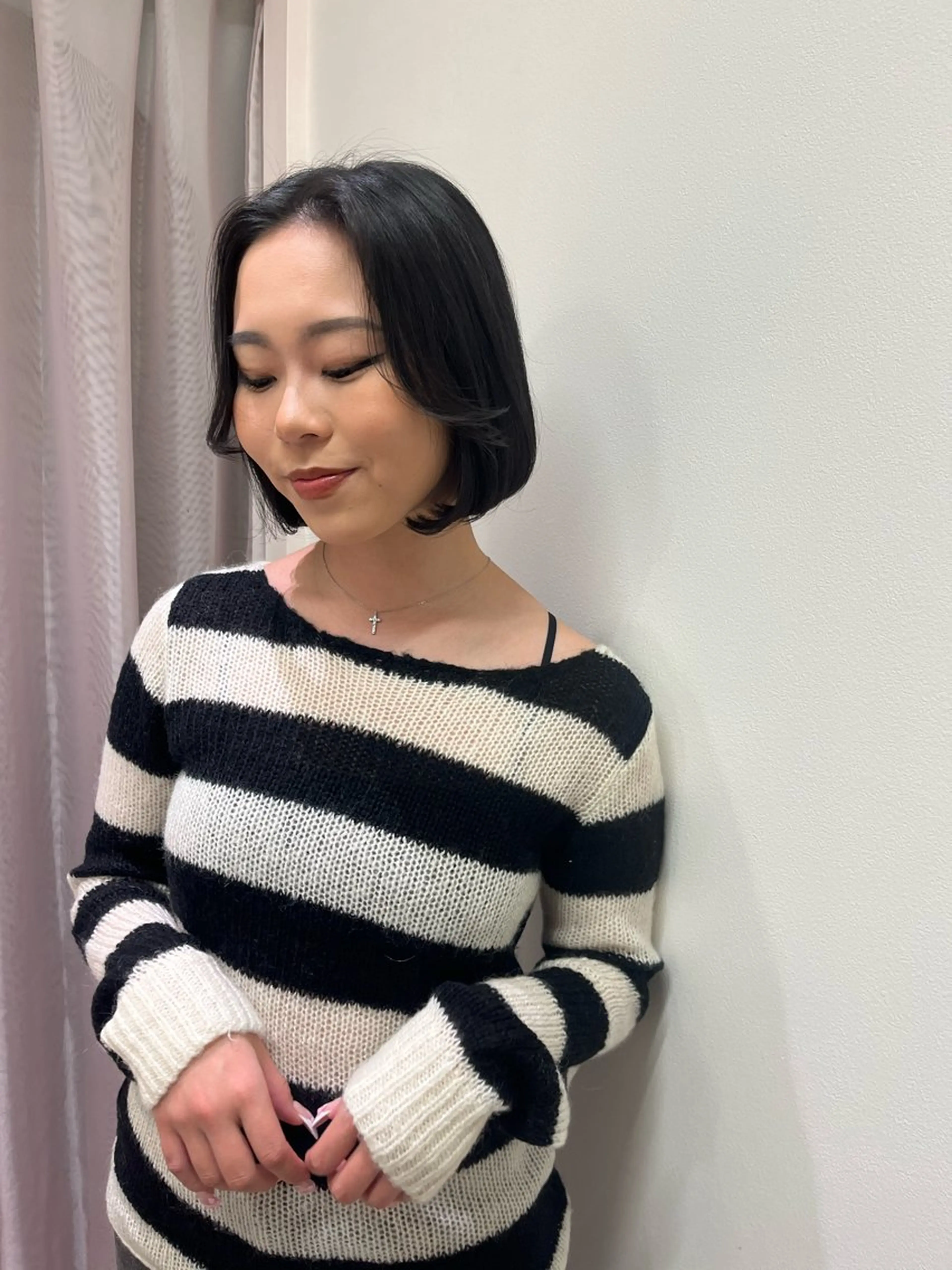 ショート カラー カット ヘアカラー トリートメント 松村 澪里のヘアスタイル