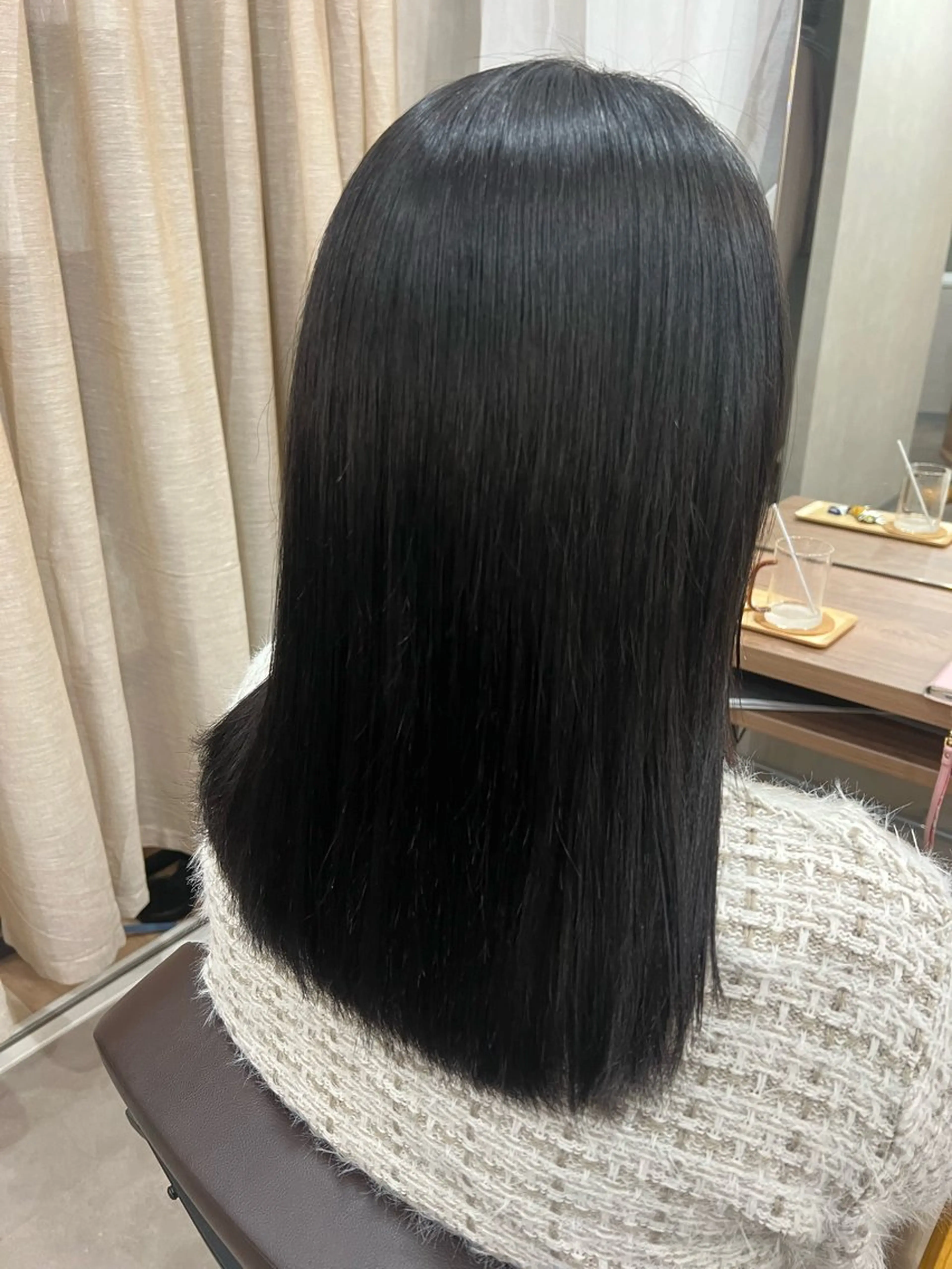 ミディアム 酸性ストレート 🌈いけだ あみ🌷のヘアスタイル