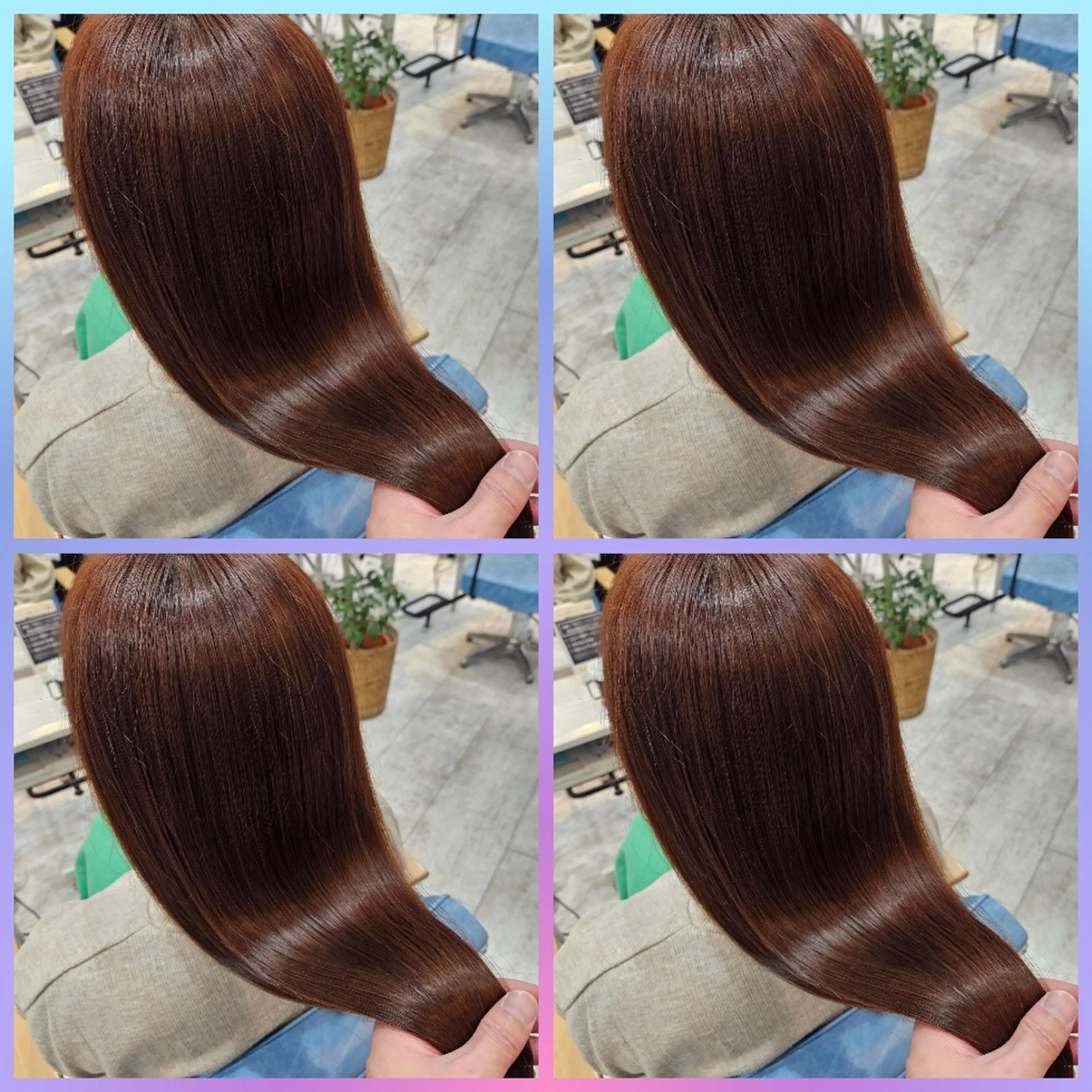 ロング カラー 髪質改善 ロング カット ヘアカラー トリートメント レイヤーカット/ 髪質改善/代表西村のヘアスタイル