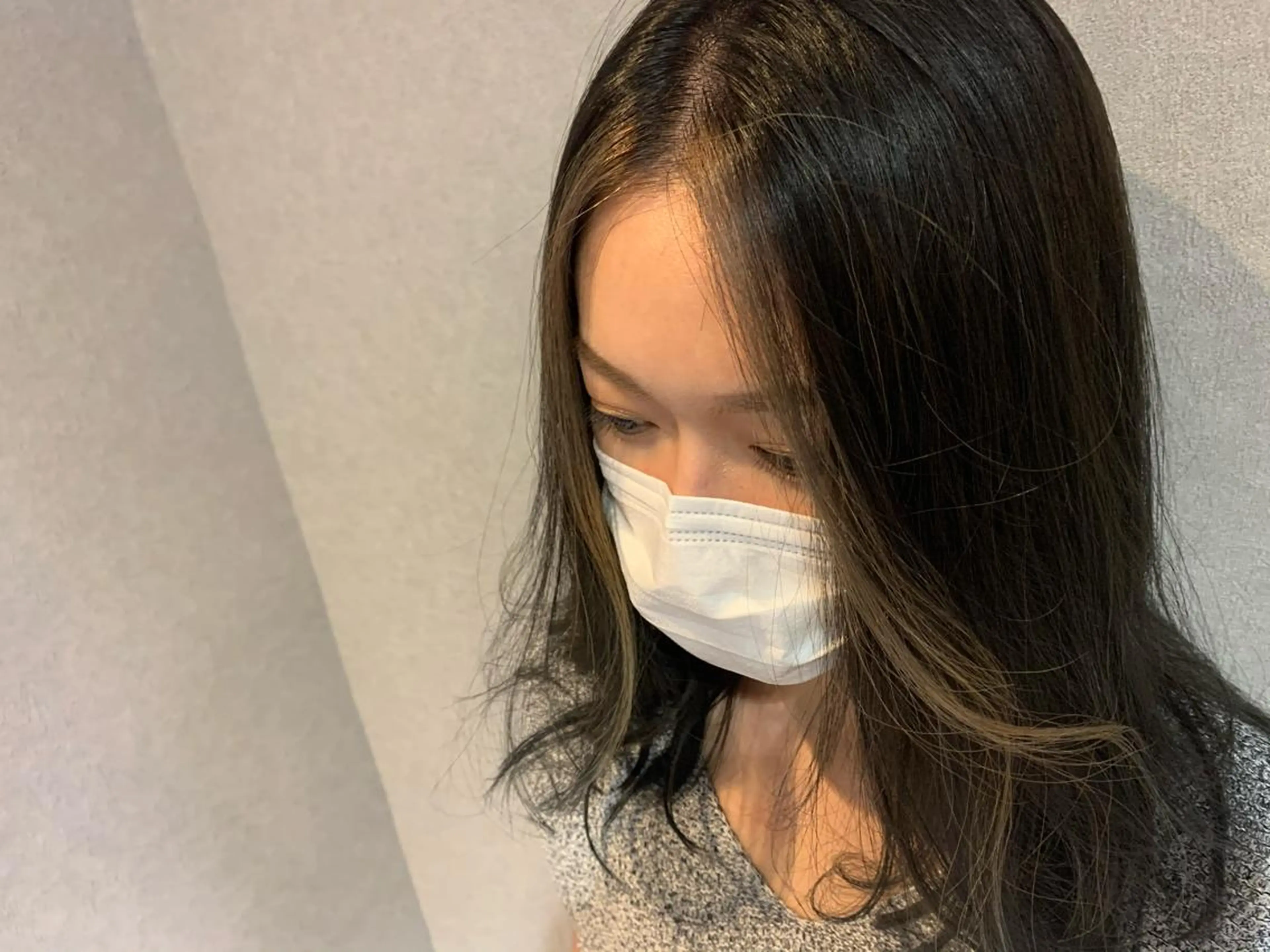 セミロング カラー 山本 貴弘のヘアスタイル