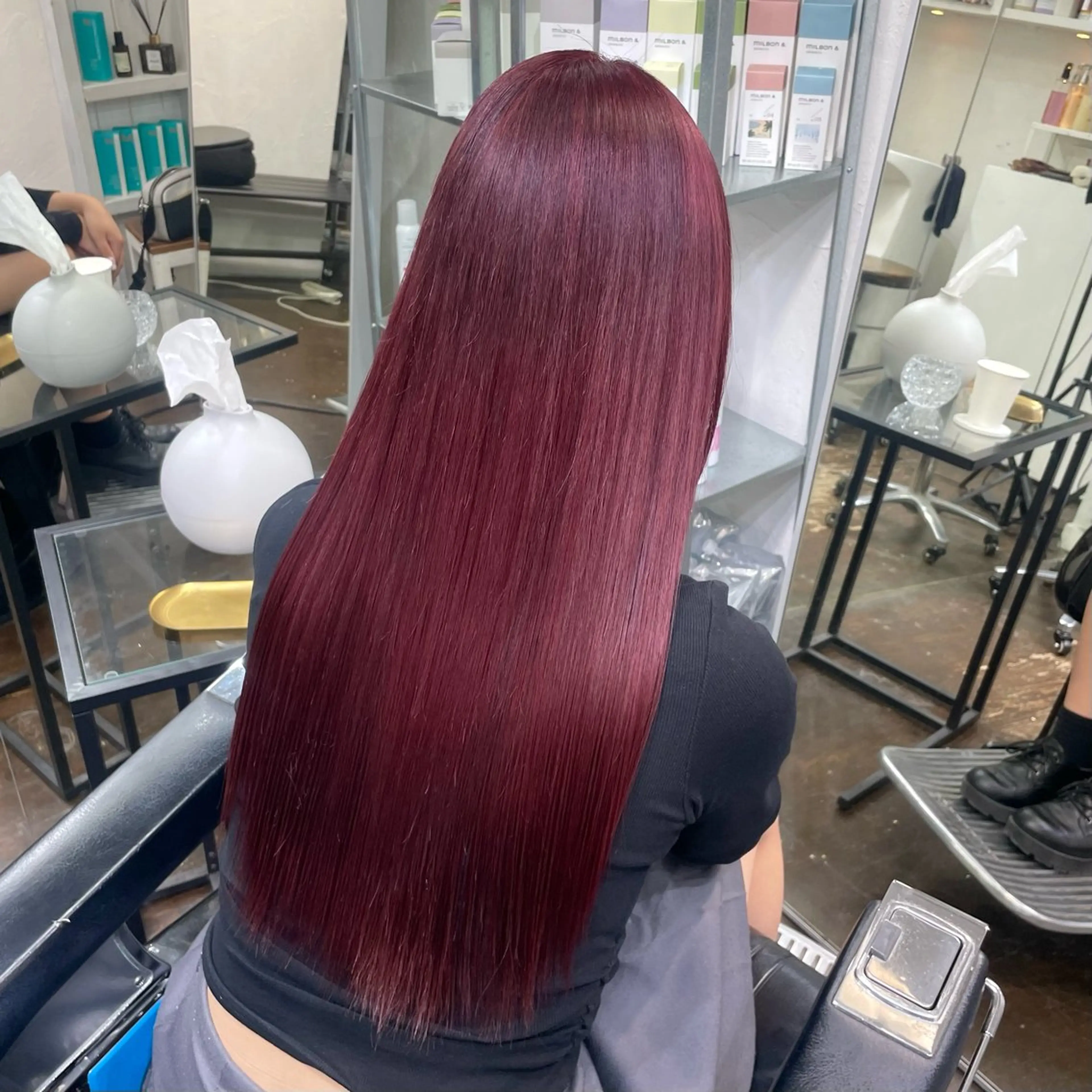 ロング カラー ヘアカラー 💍ダメージ最小限 ブリーチ/ちさと💍のヘアスタイル