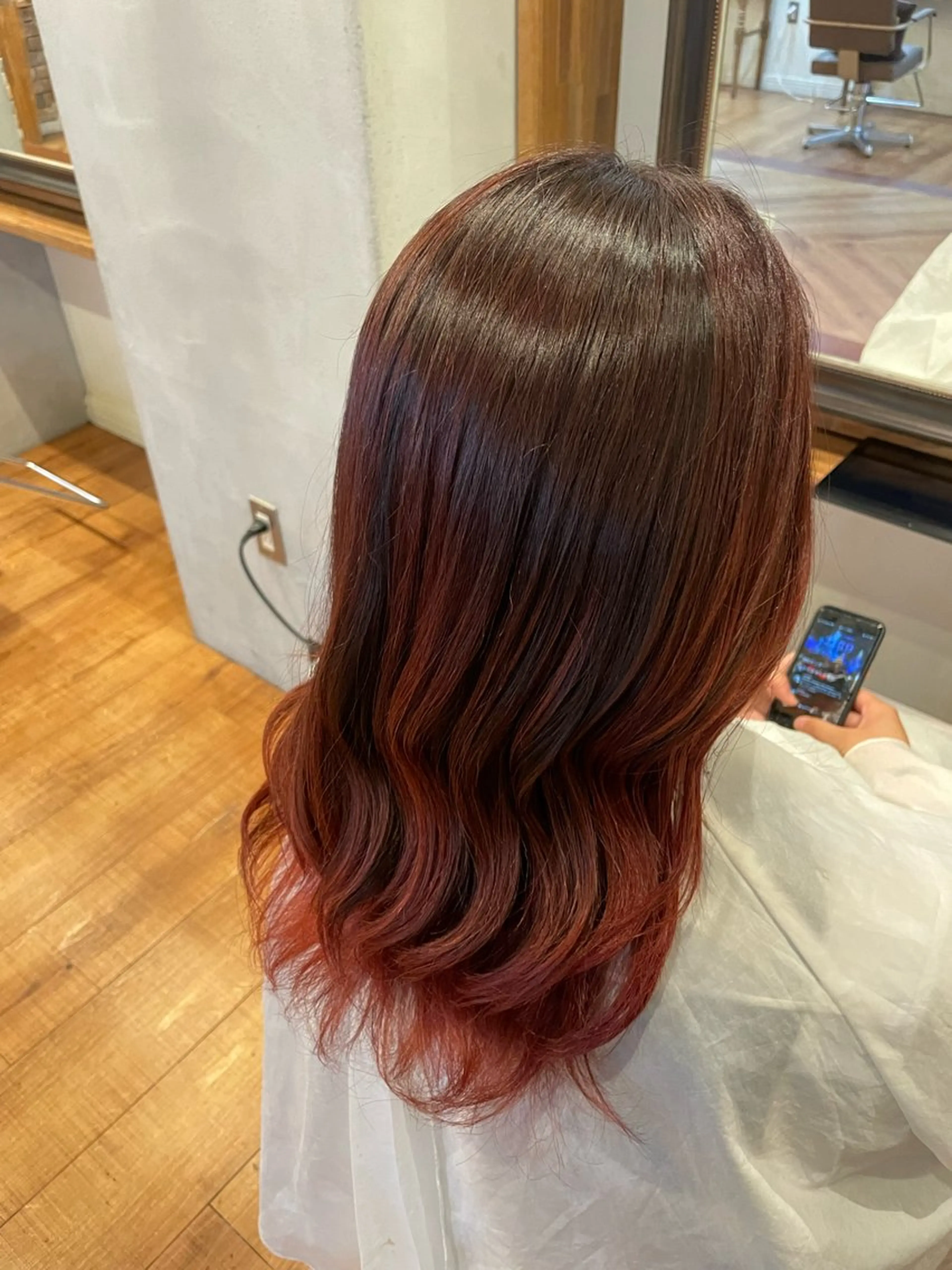 ミディアム カラー ブリーチ 髪質改善/透明感艶 カラー/💎まな💎のヘアスタイル