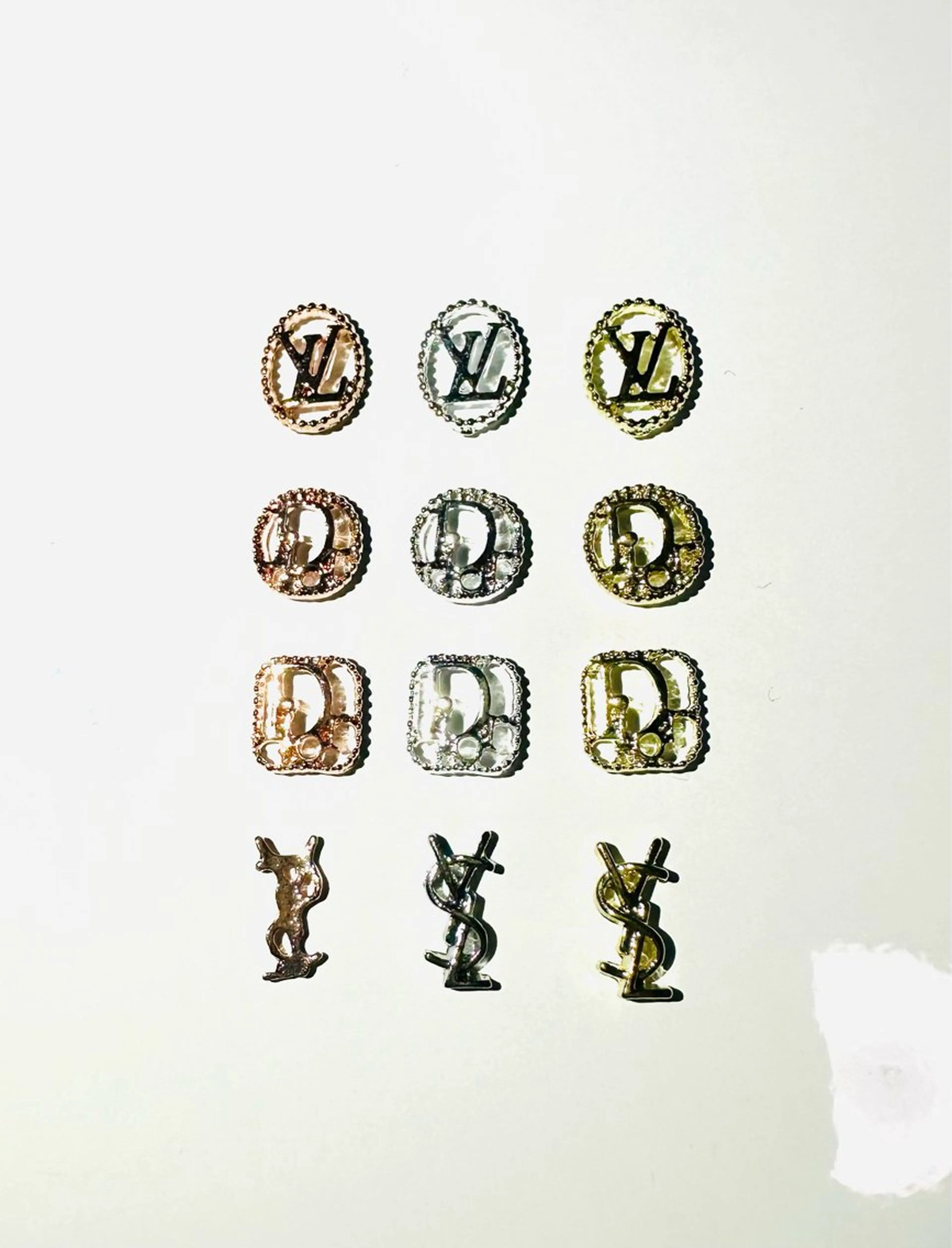 ネイル ゴールド ピンク シルバー M Hのネイルデザイン