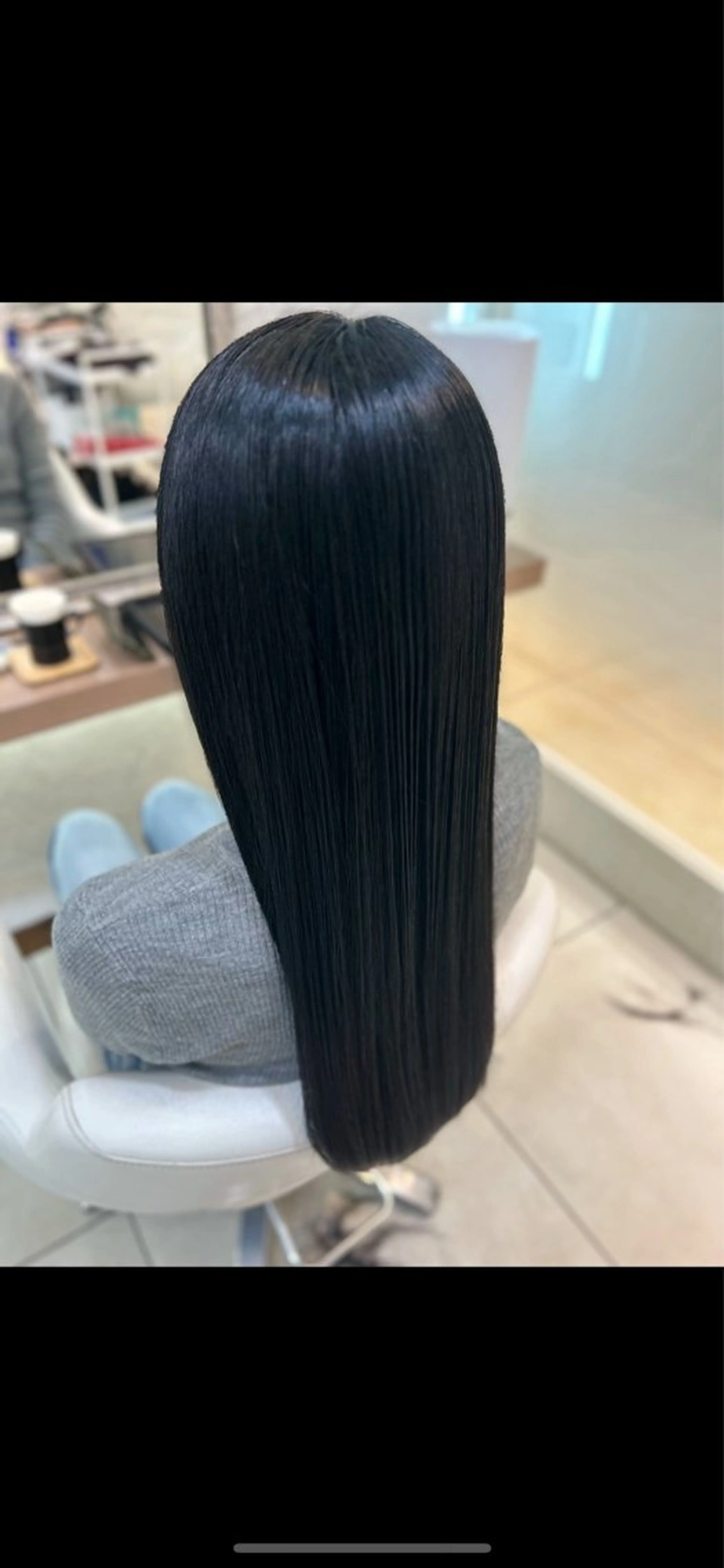 ロング パーマ カット 縮毛矯正 トリートメント 縮毛矯正/髪質改善/ 艶髪ササキナツミのヘアスタイル