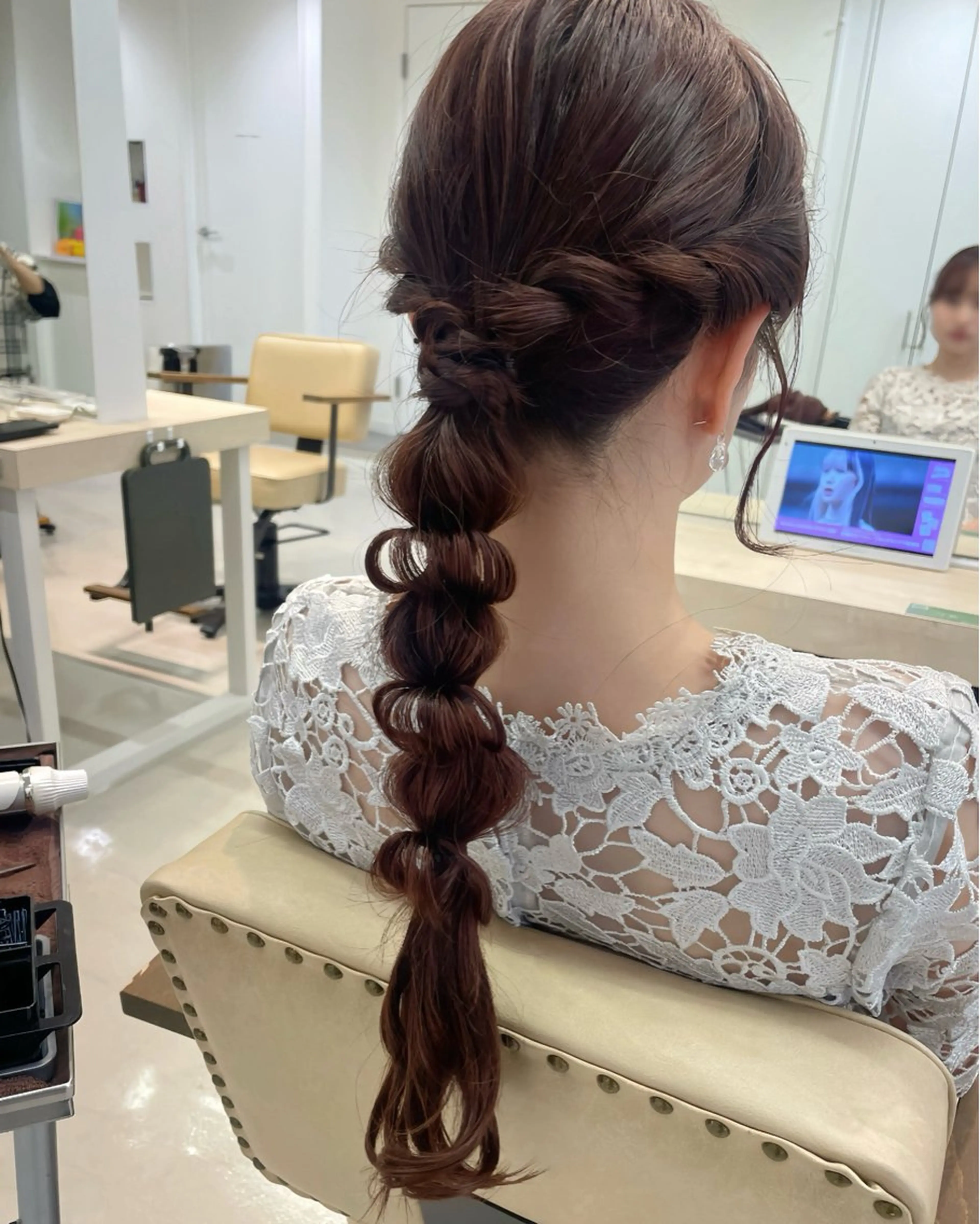 ロング ヘアアレンジ ヘアセット かずや🍀/髪質改善 /艶髪カラー/眉毛のヘアスタイル