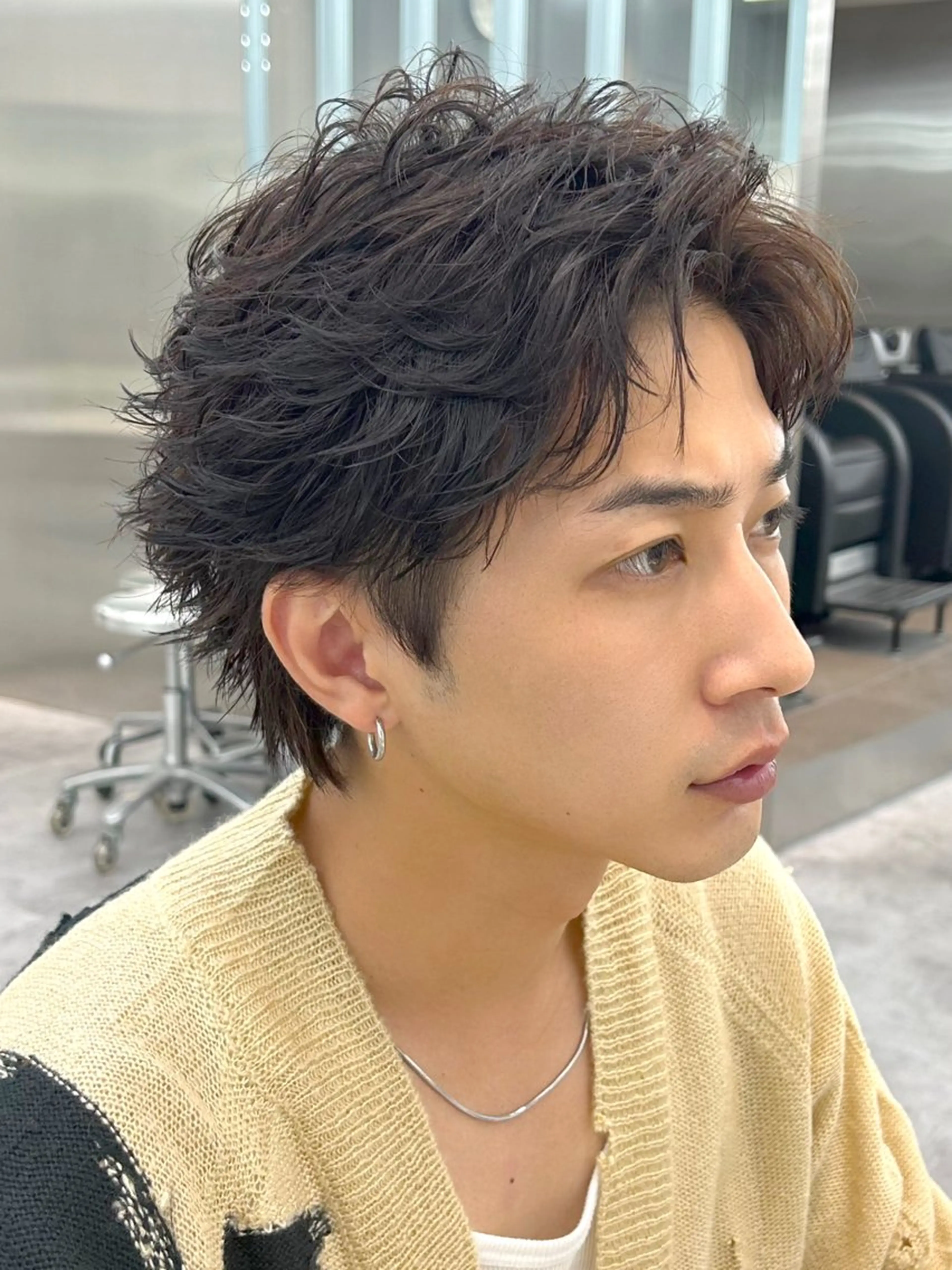 パーマ メンズ カット パーマ トリートメント 👑メンズパーマ屋 👑/栄/馬場斗生のヘアスタイル