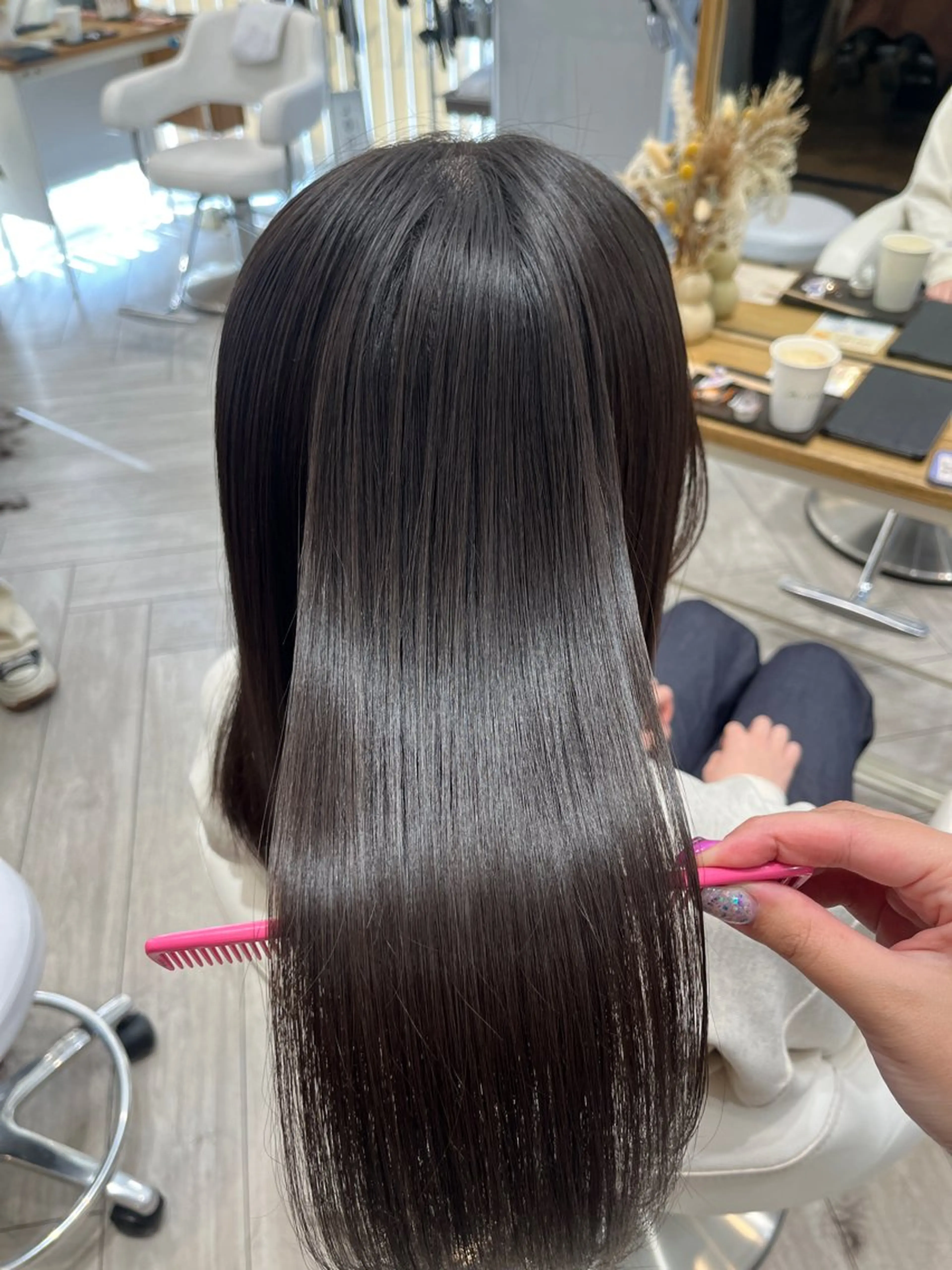 ロング 縮毛矯正 AVANCE. chisatoのヘアスタイル