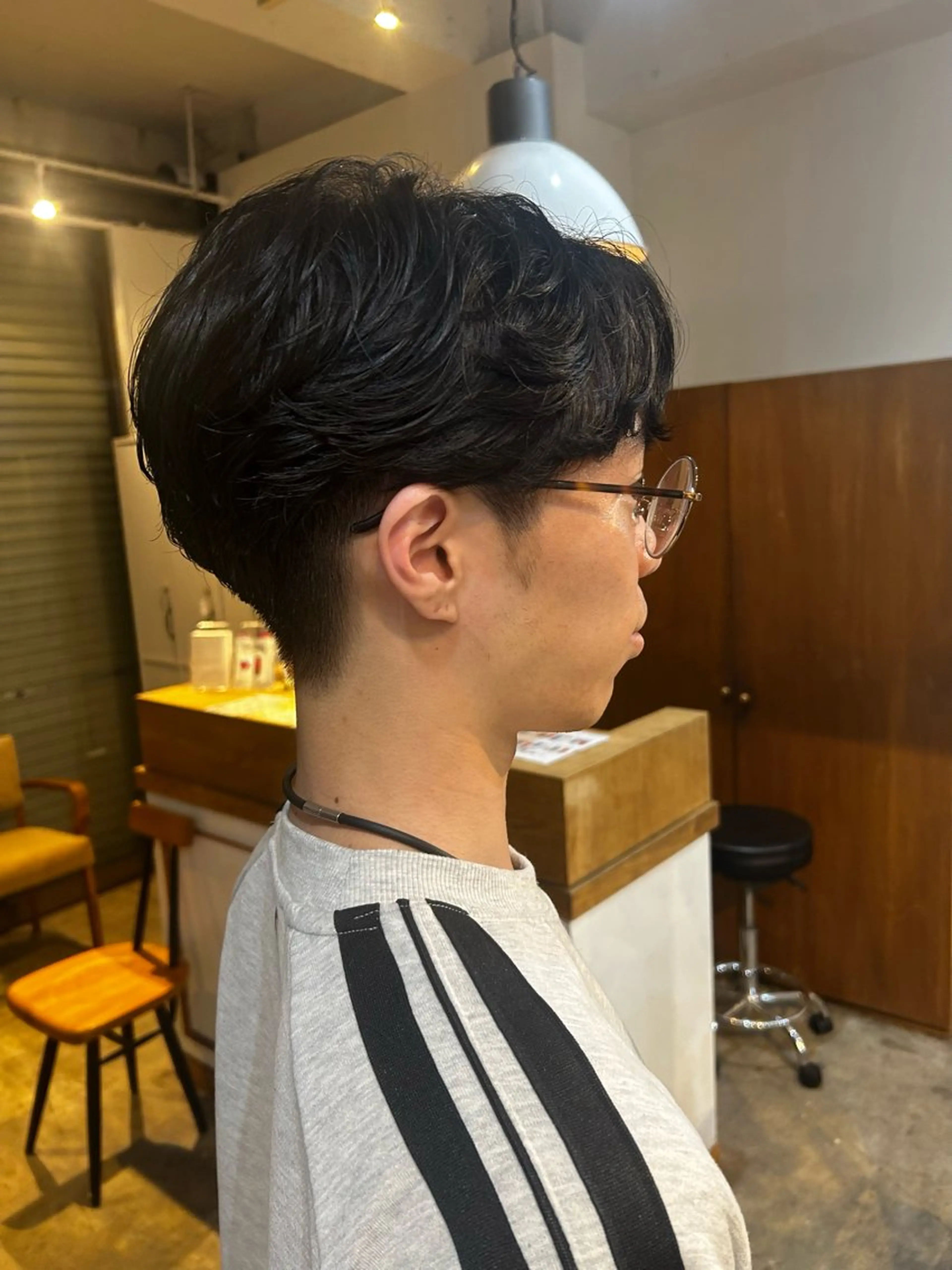 パーマ メンズ カット パーマ 田口 未侑のヘアスタイル