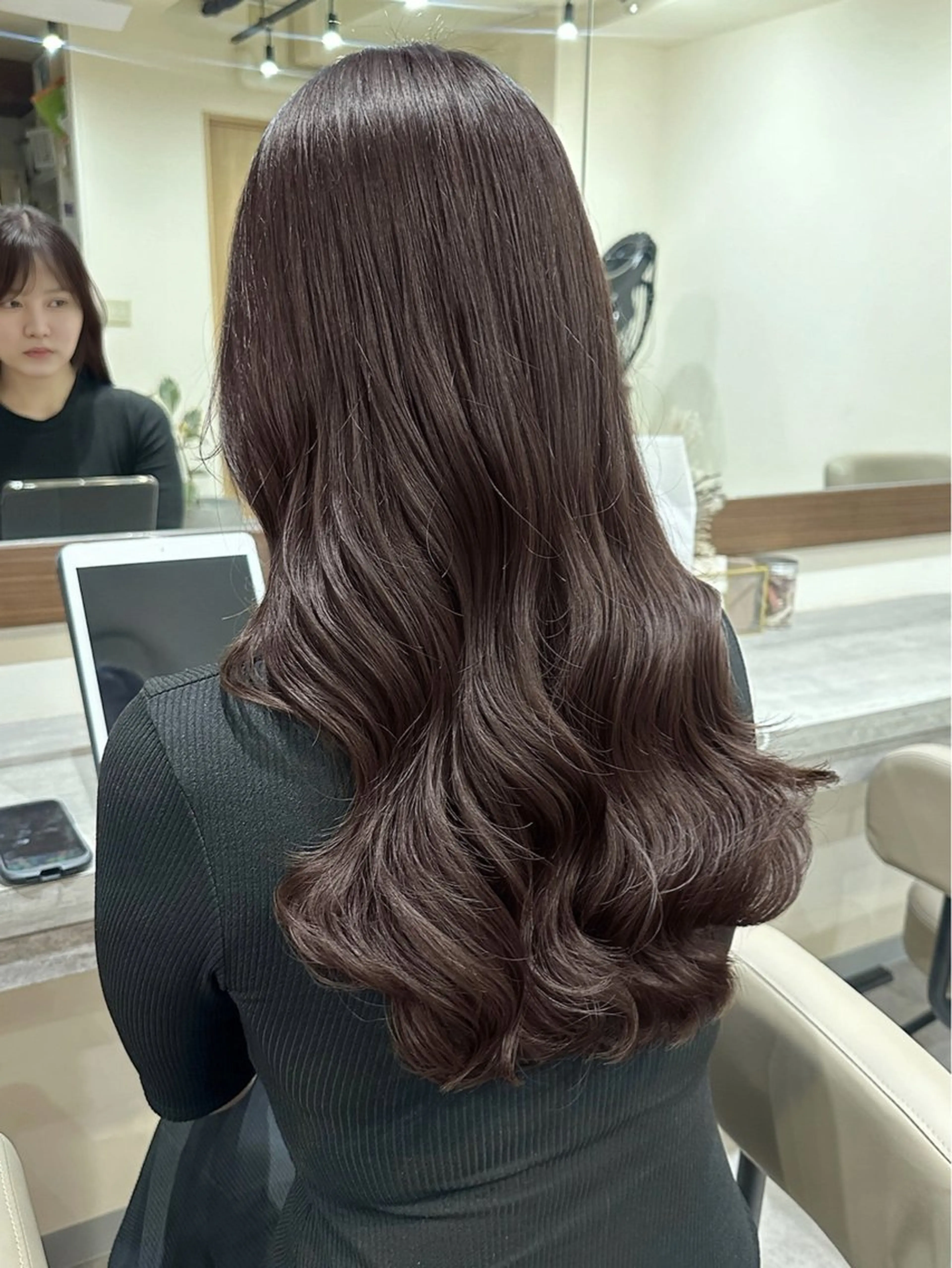 ロング パーマ ヘアセット 韓国風パーマ/ヘア セット/店長みづきのヘアスタイル