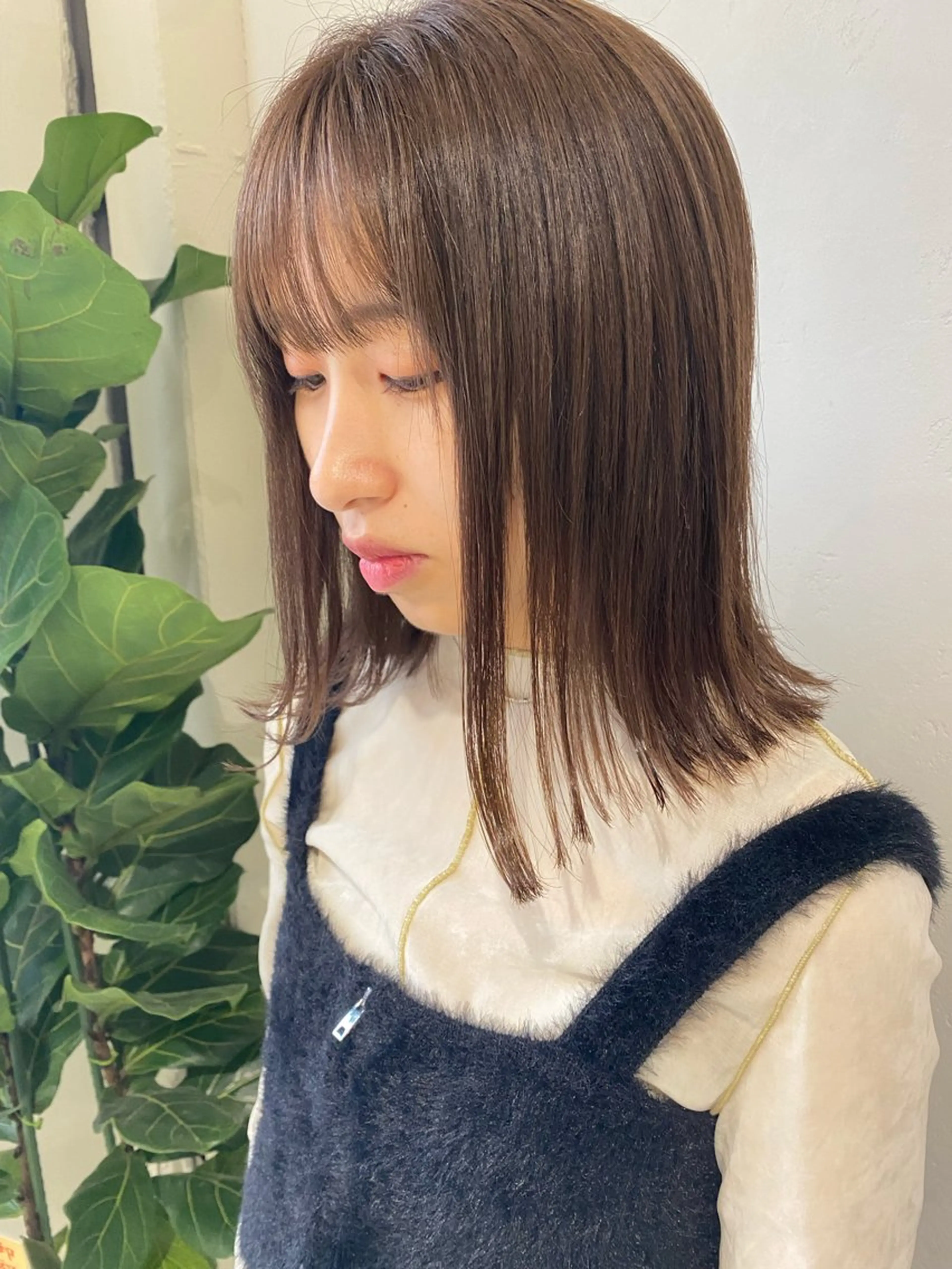 ミディアム ボブ 多田 まりやのヘアスタイル