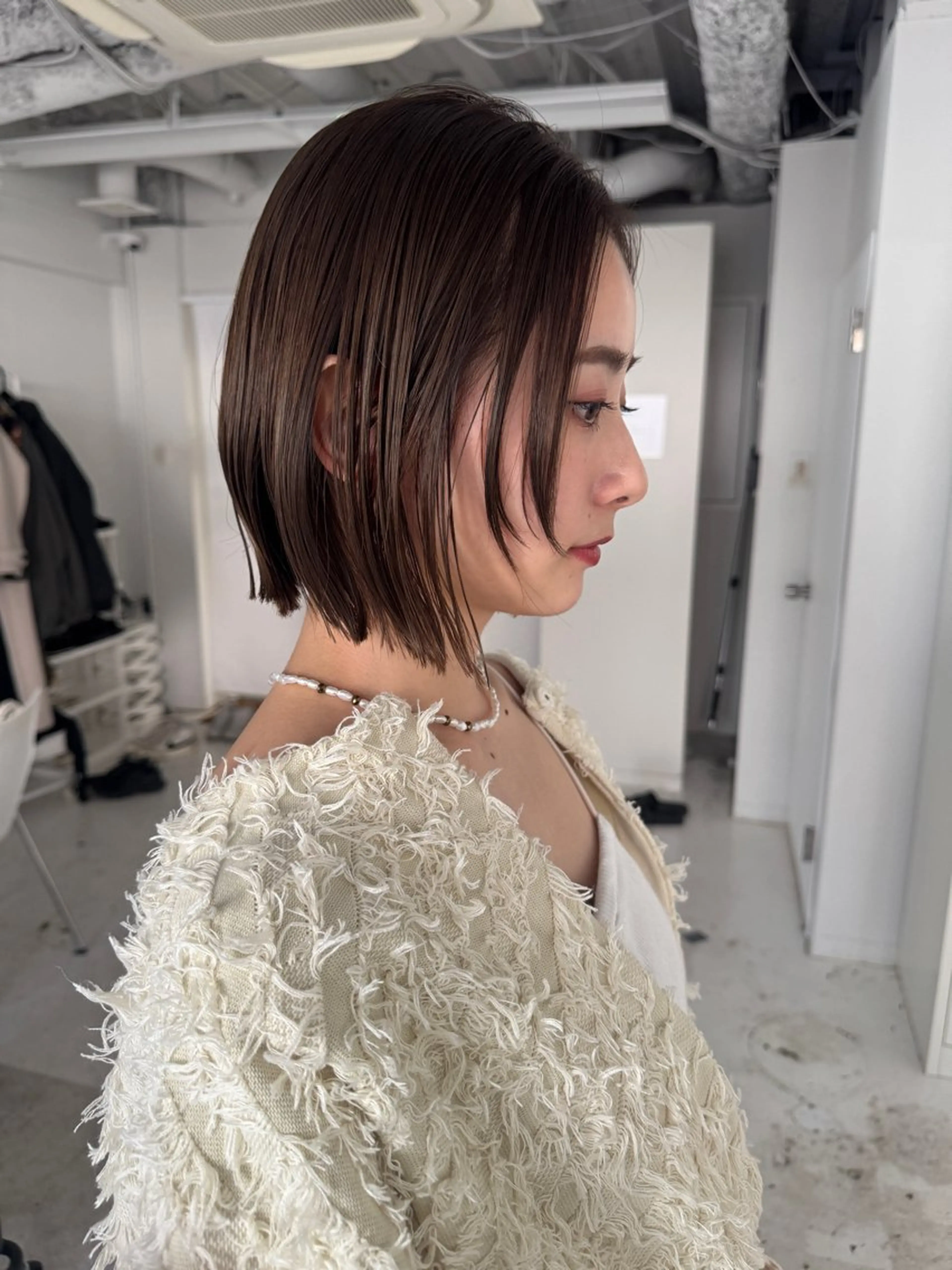 ショート カラー カット ヘアカラー 伶風/ボブ/ ハッシュカットのヘアスタイル