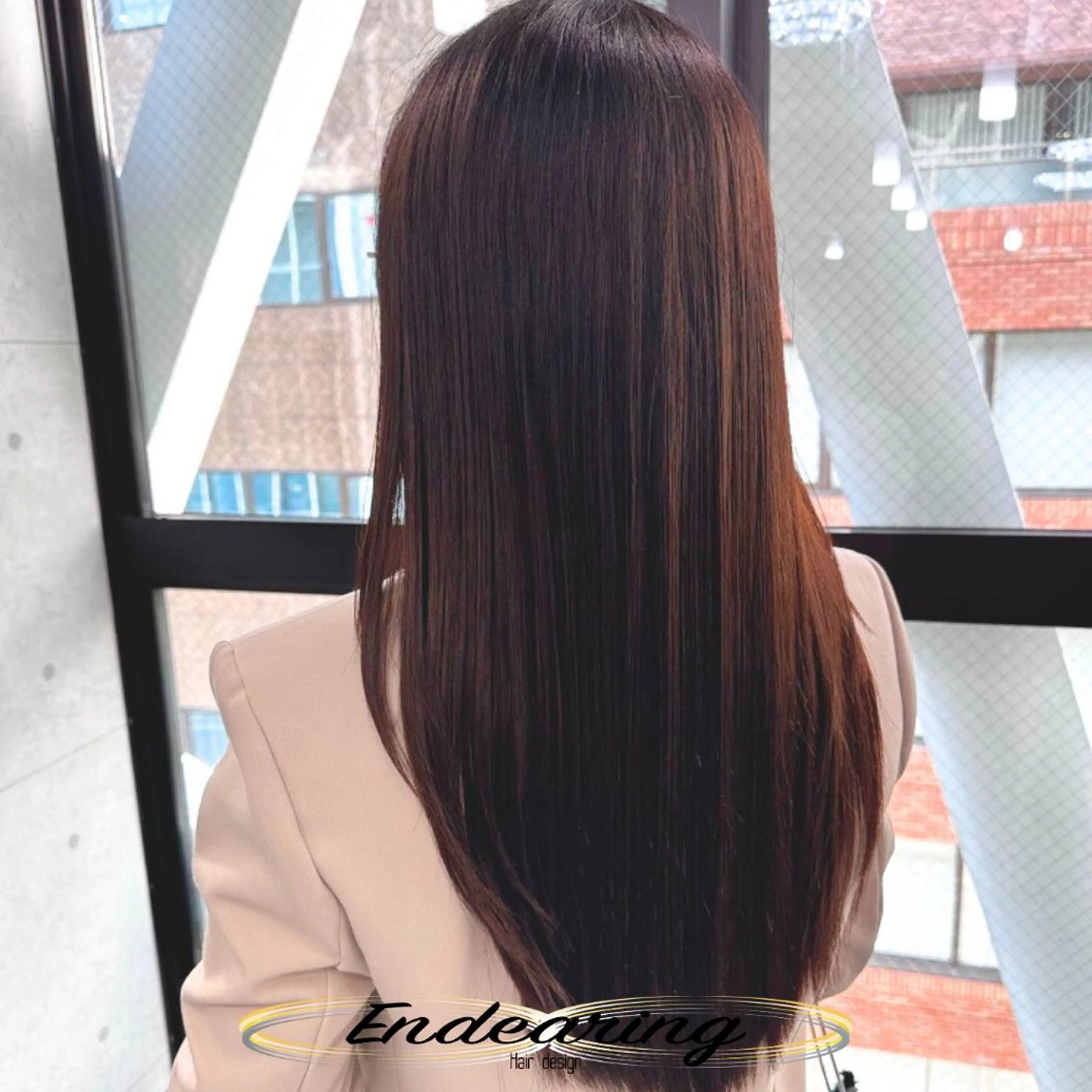 カラー ベージュカラー 透明感カラー カット ヘアカラー Endearing 銀座/レイヤーカットのヘアスタイル