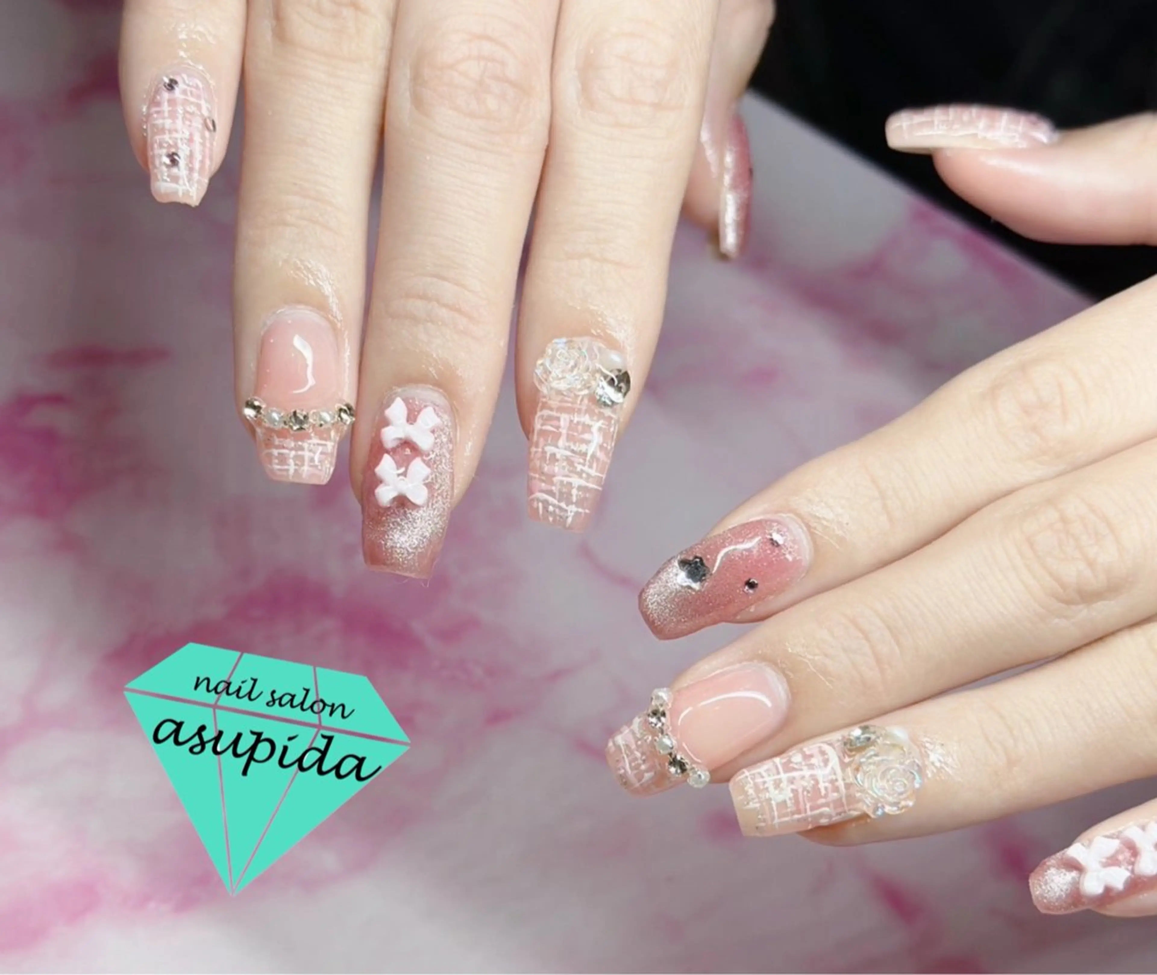 【1番人気のコース🥰/深夜12時まで🙆‍♀️】　　　　　　　　　　　　　　ちょこっとアートの写真