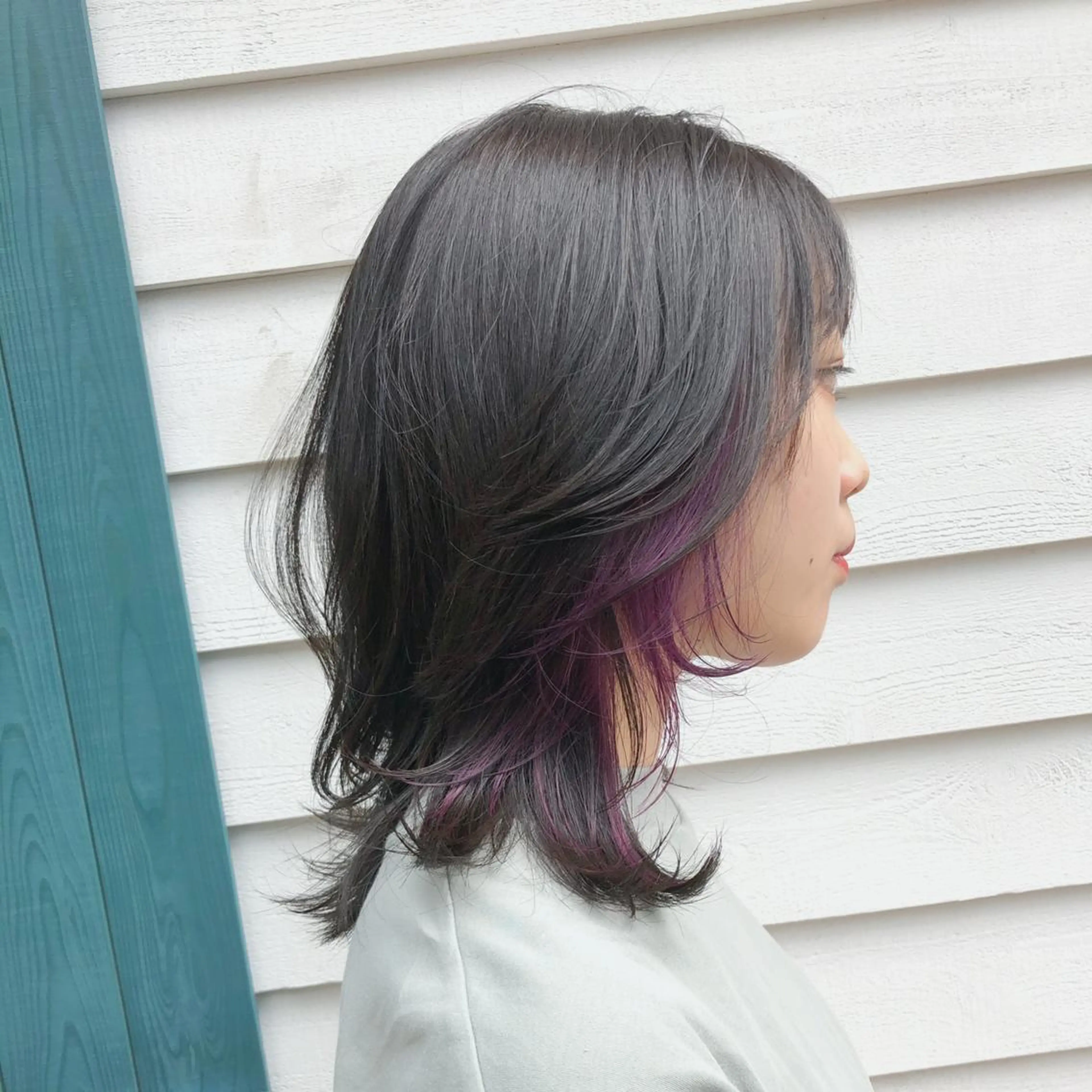 ミディアム 山崎 俊介のヘアスタイル