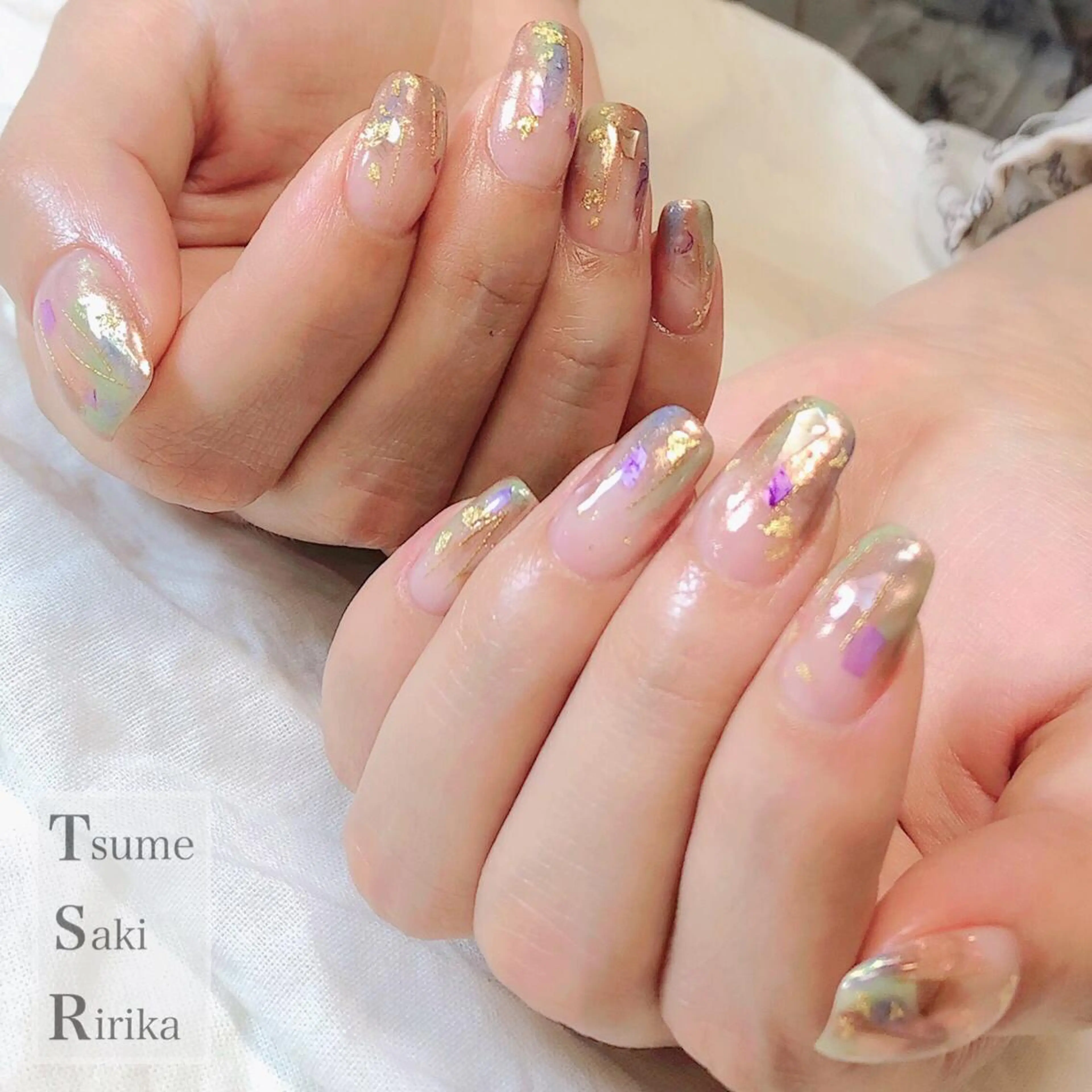 ネイル ハンドネイル ハンドケア 爪咲 りり花のネイルデザイン