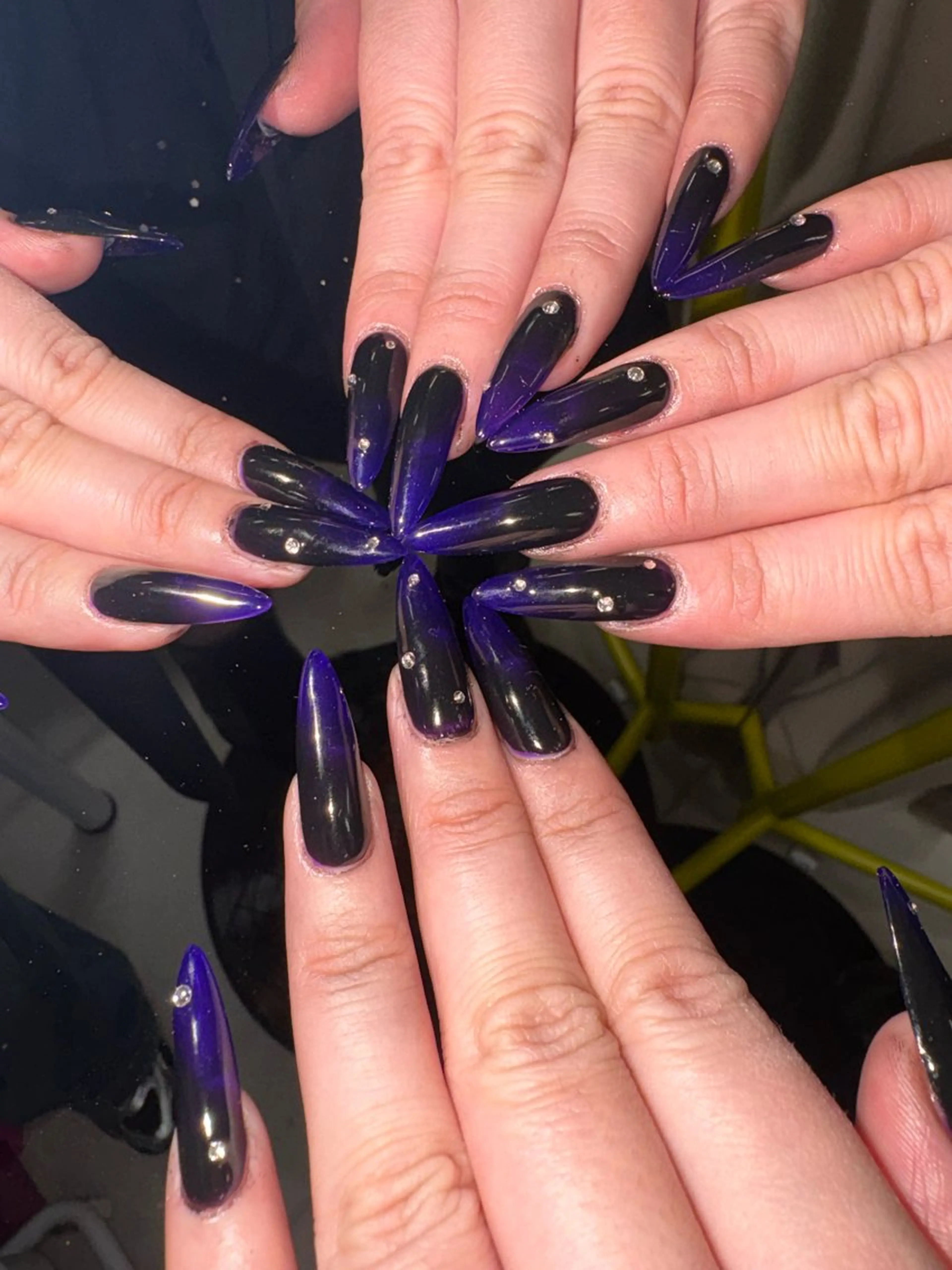 ネイル ハンドネイル 33nail✴️栄 スミレ❇️Gel-xのネイルデザイン