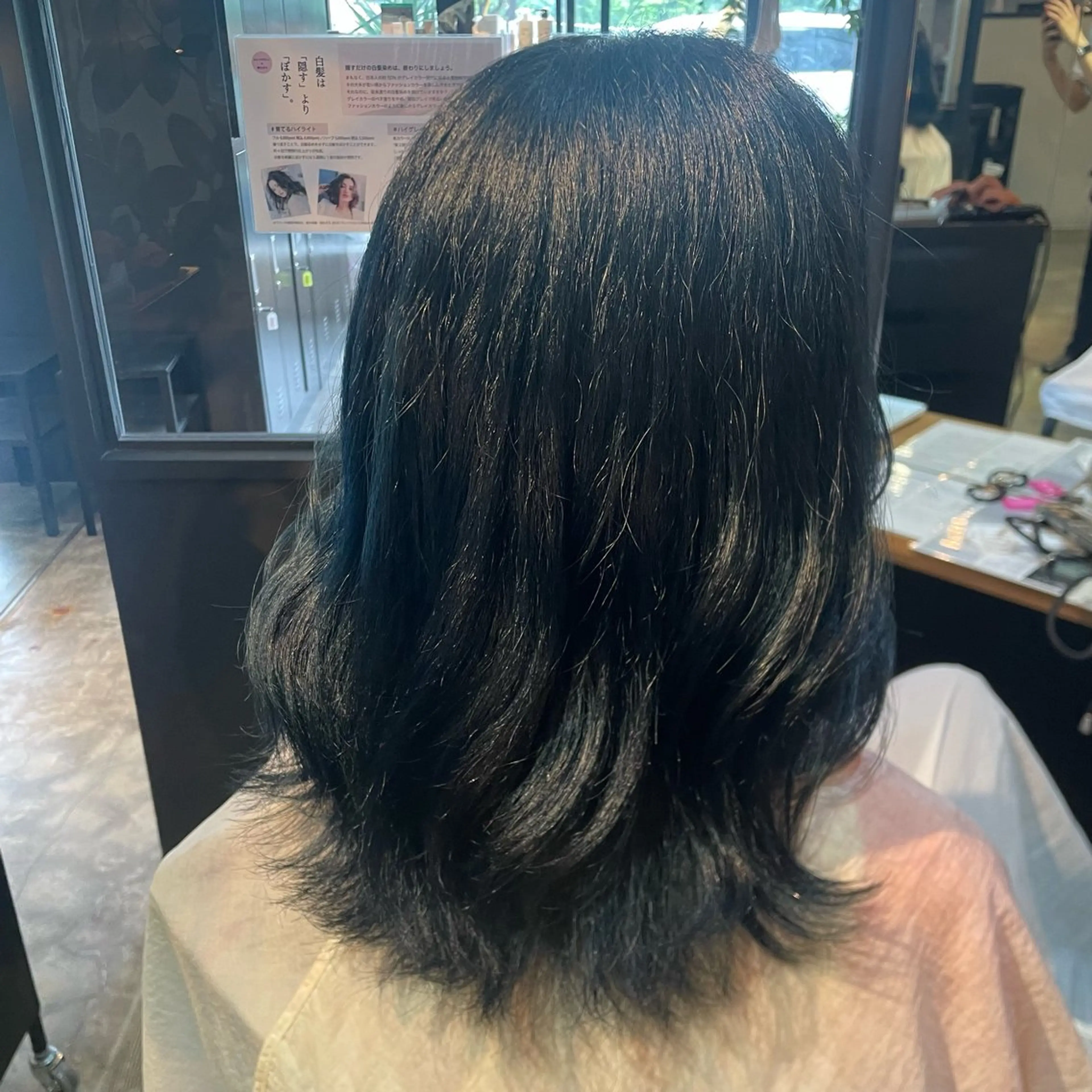 カラー ブルーカラー 🌿FERIA桃山台 AYA🌿のヘアスタイル