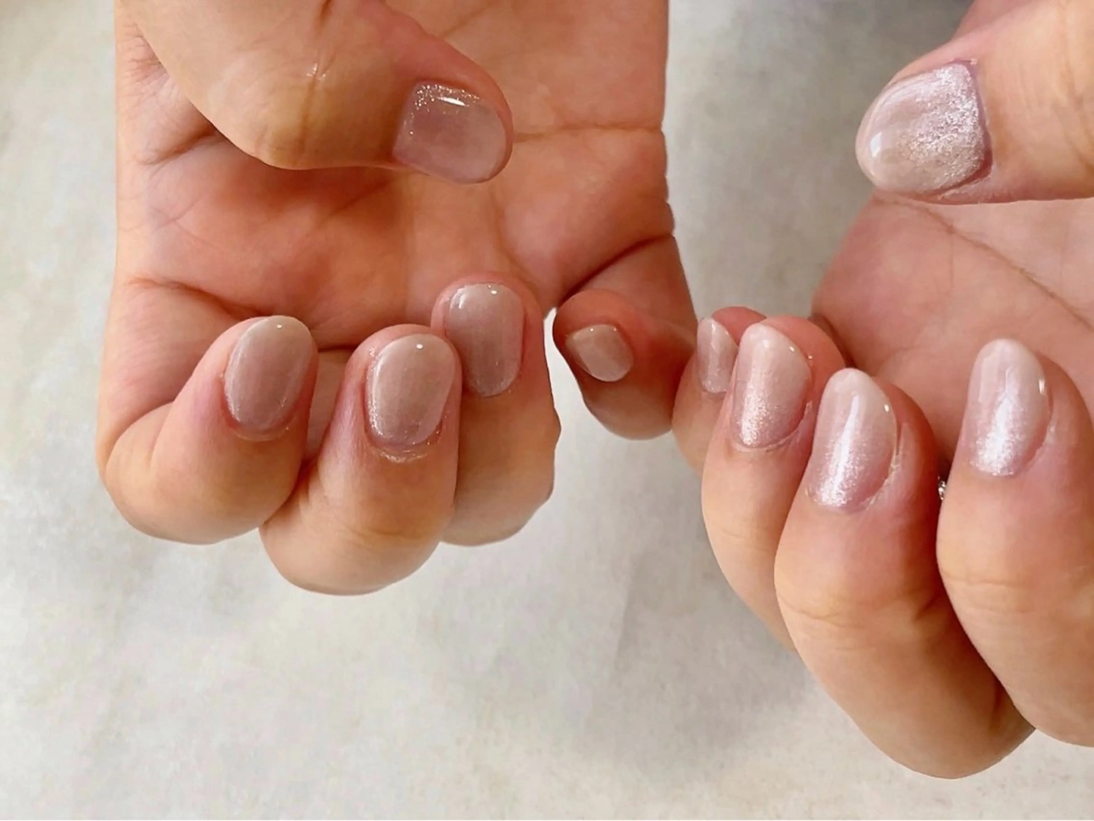 ネイル フットネイル ジェルネイル グラデーション マグネットネイル パラジェル kikinail 溝の口のネイルデザイン