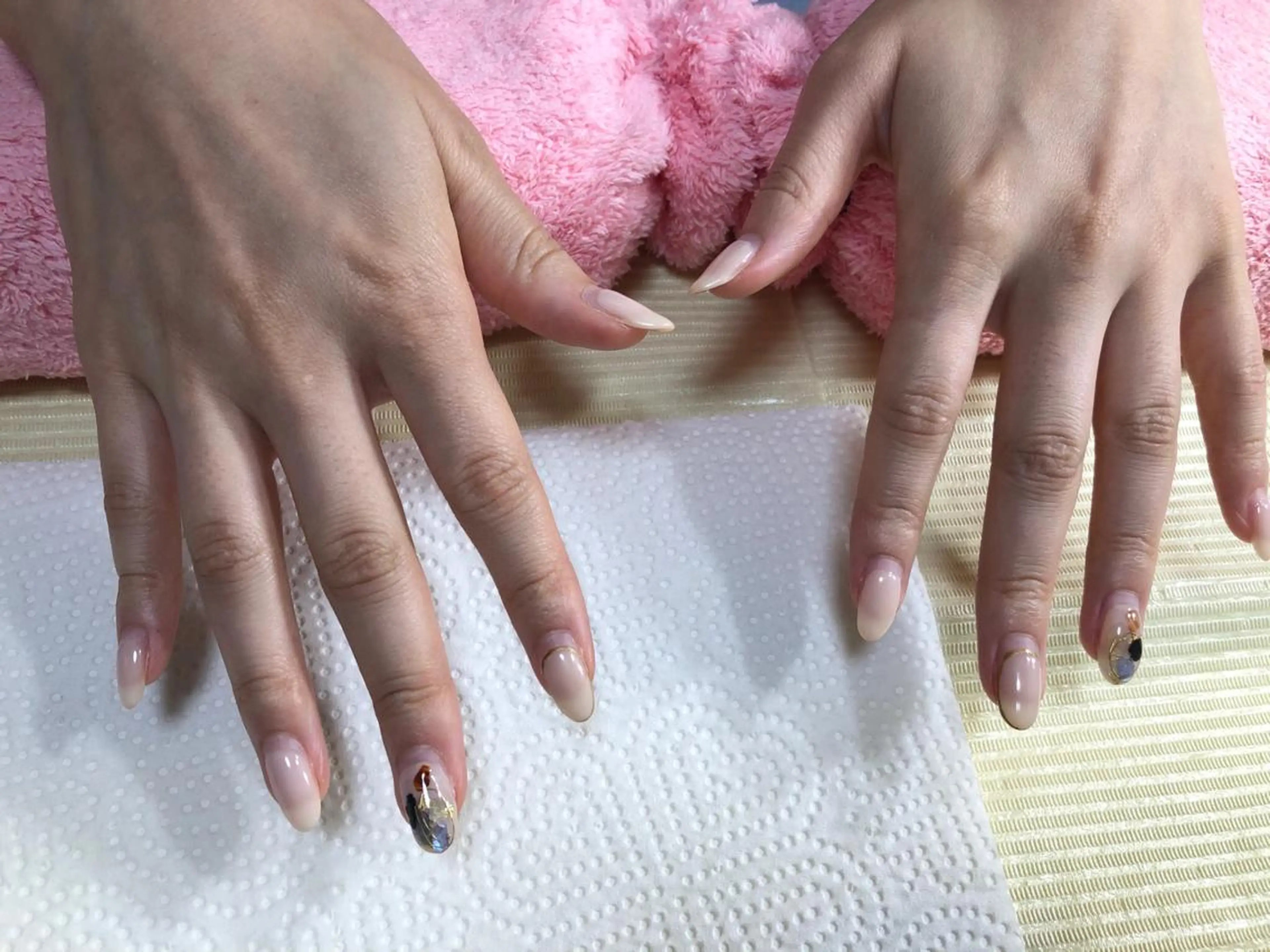 ネイル 北浦和 自爪育成ケアのネイルデザイン