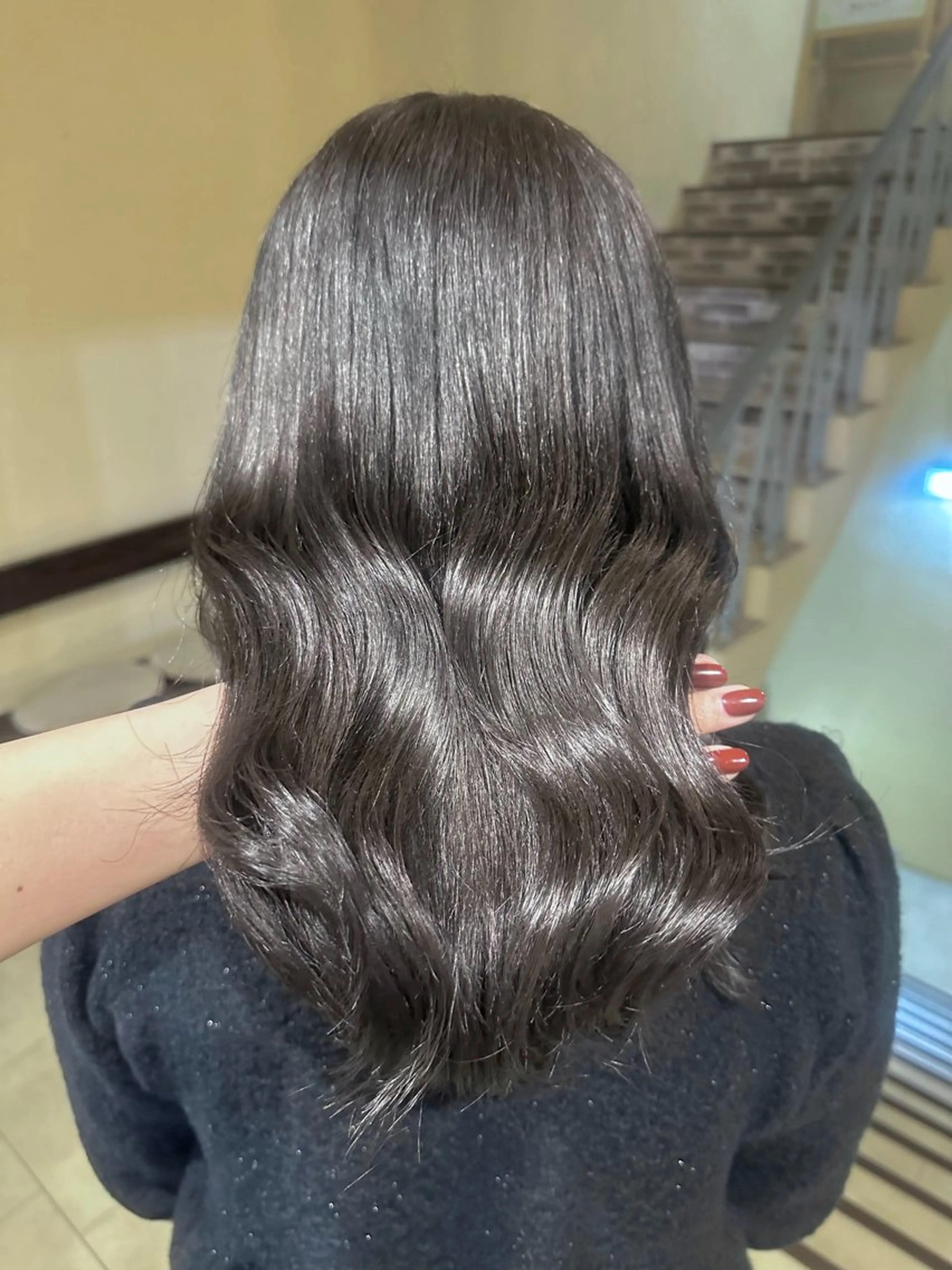 ロング カラー ブラウンカラー ヘアカラー トリートメント 四日市/レイヤー /似合わせカットのヘアスタイル