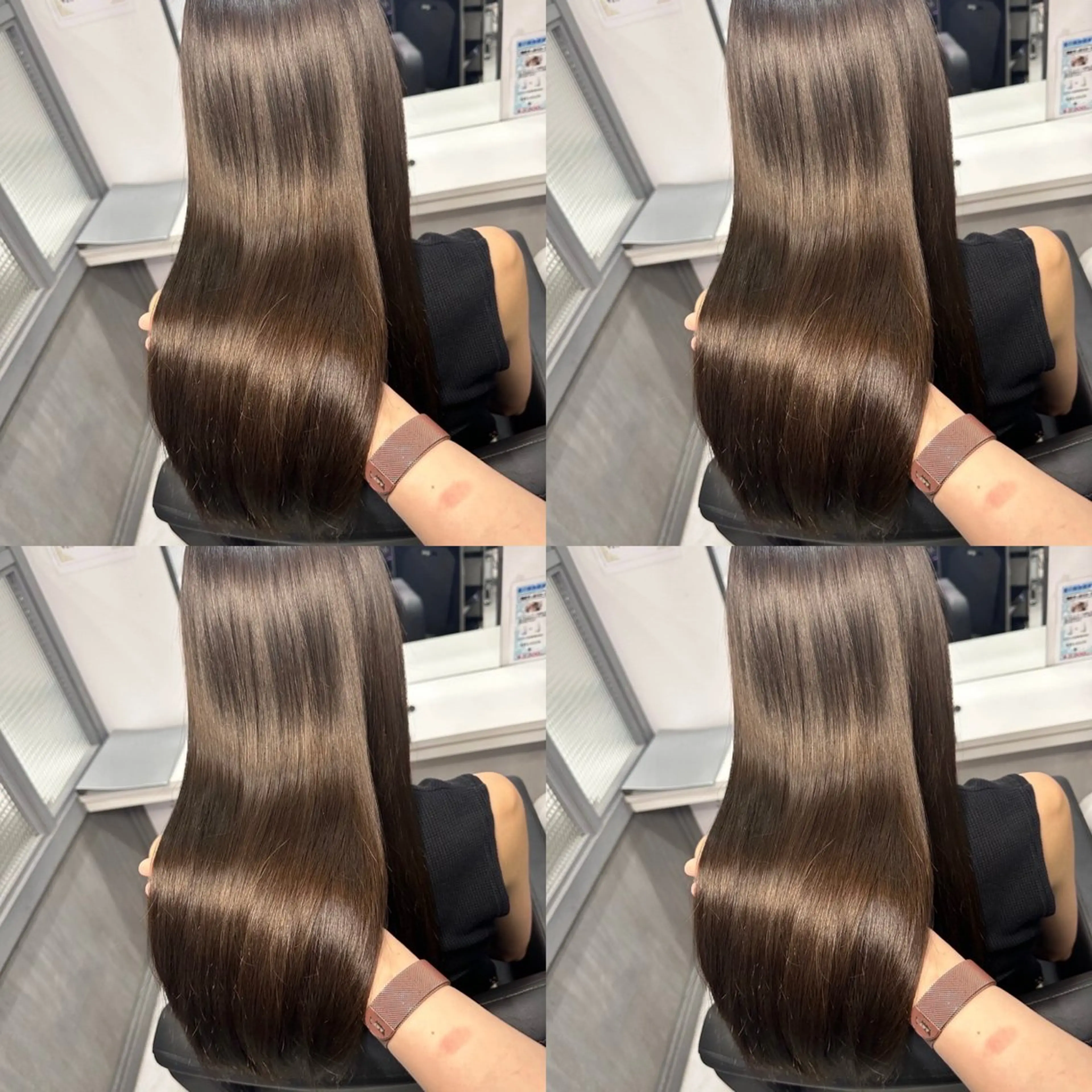 ロング カラー ヘアカラー トリートメント 艶髪×透明感カラー ののかのヘアスタイル