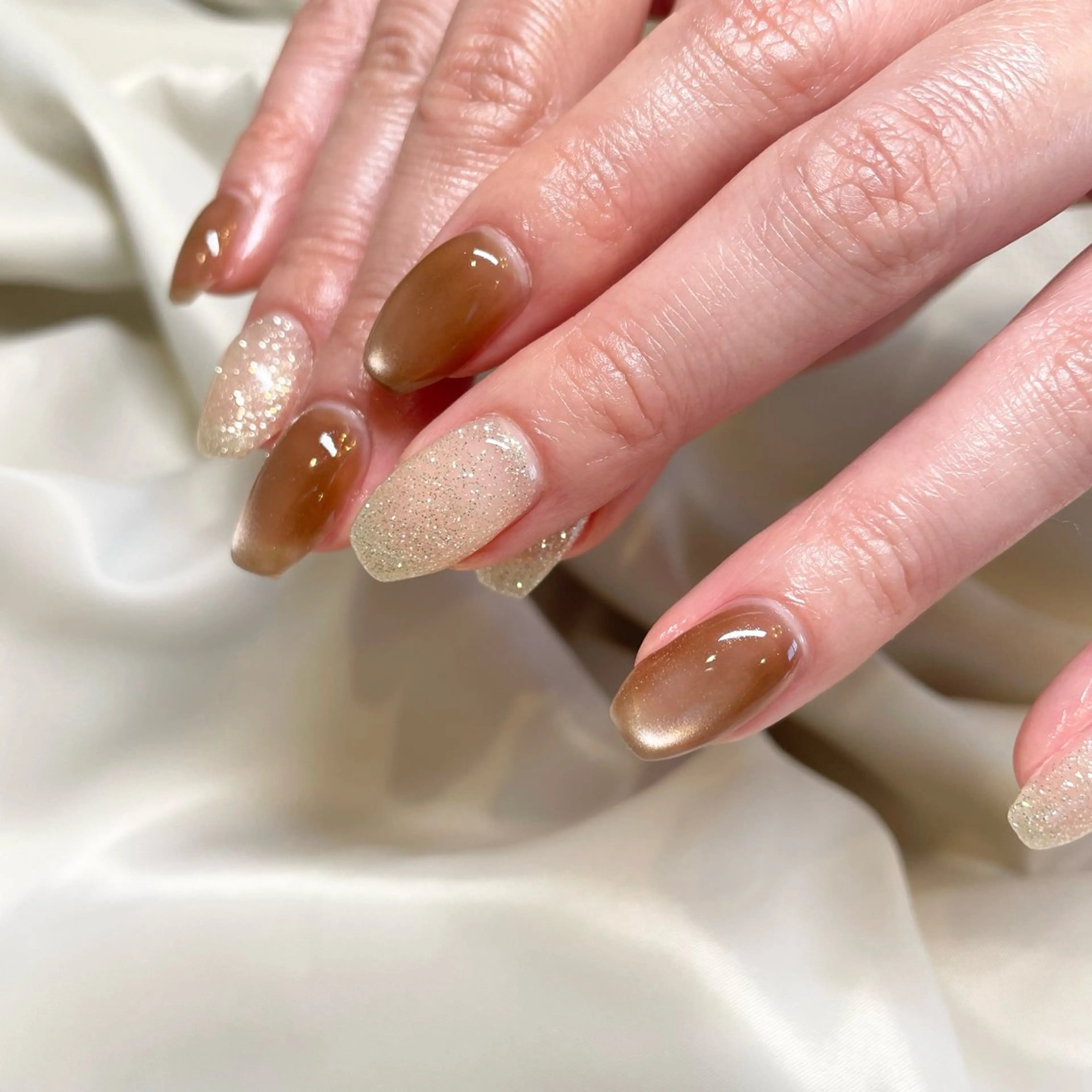 ネイル フラッシュネイル マグネットネイル ハンドネイル ui nailのネイルデザイン