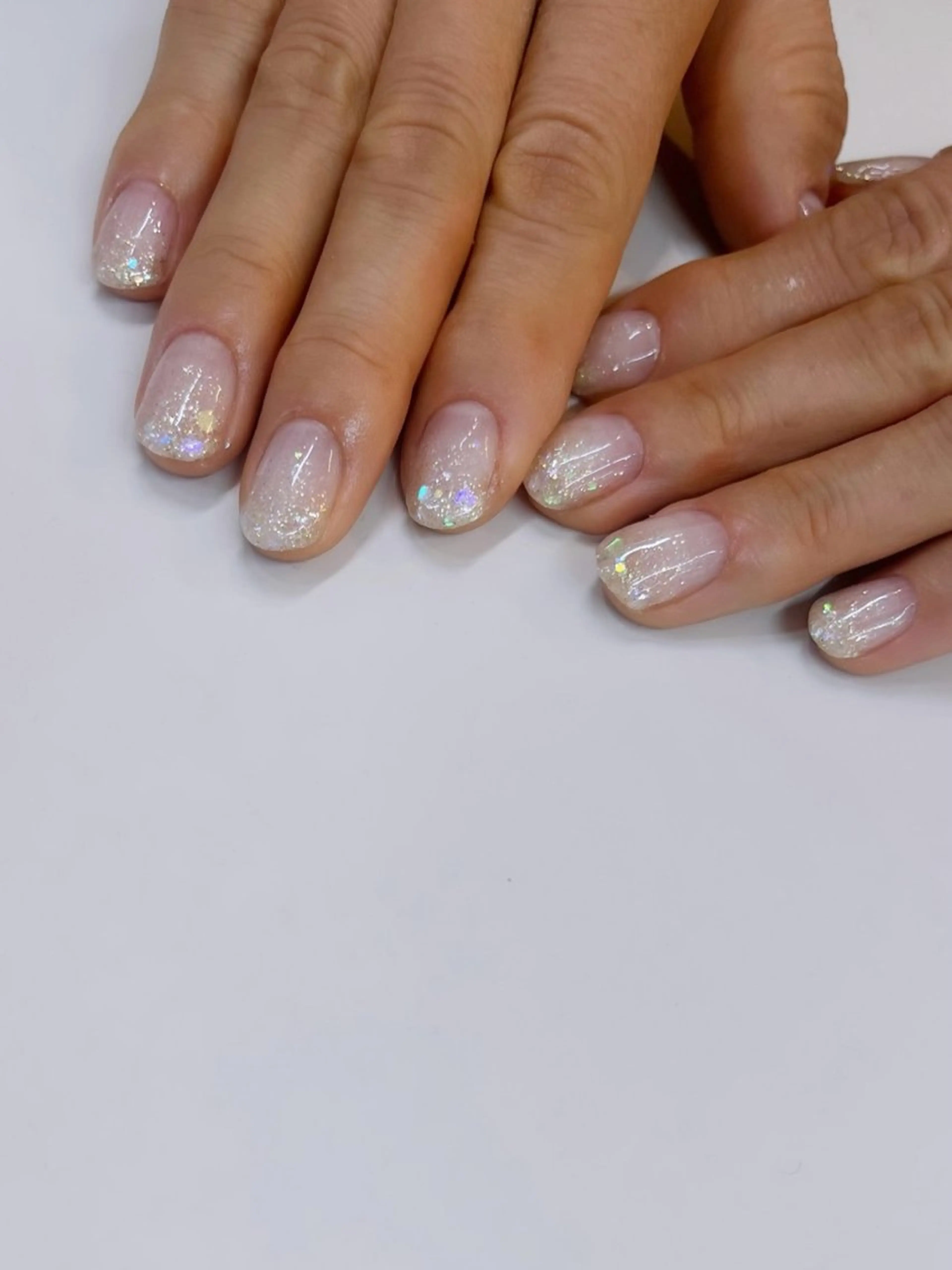 ネイル オーロラネイル キラキラネイル ラメ(グリッター) 春ネイル ハンドネイル chipie yuuのネイルデザイン