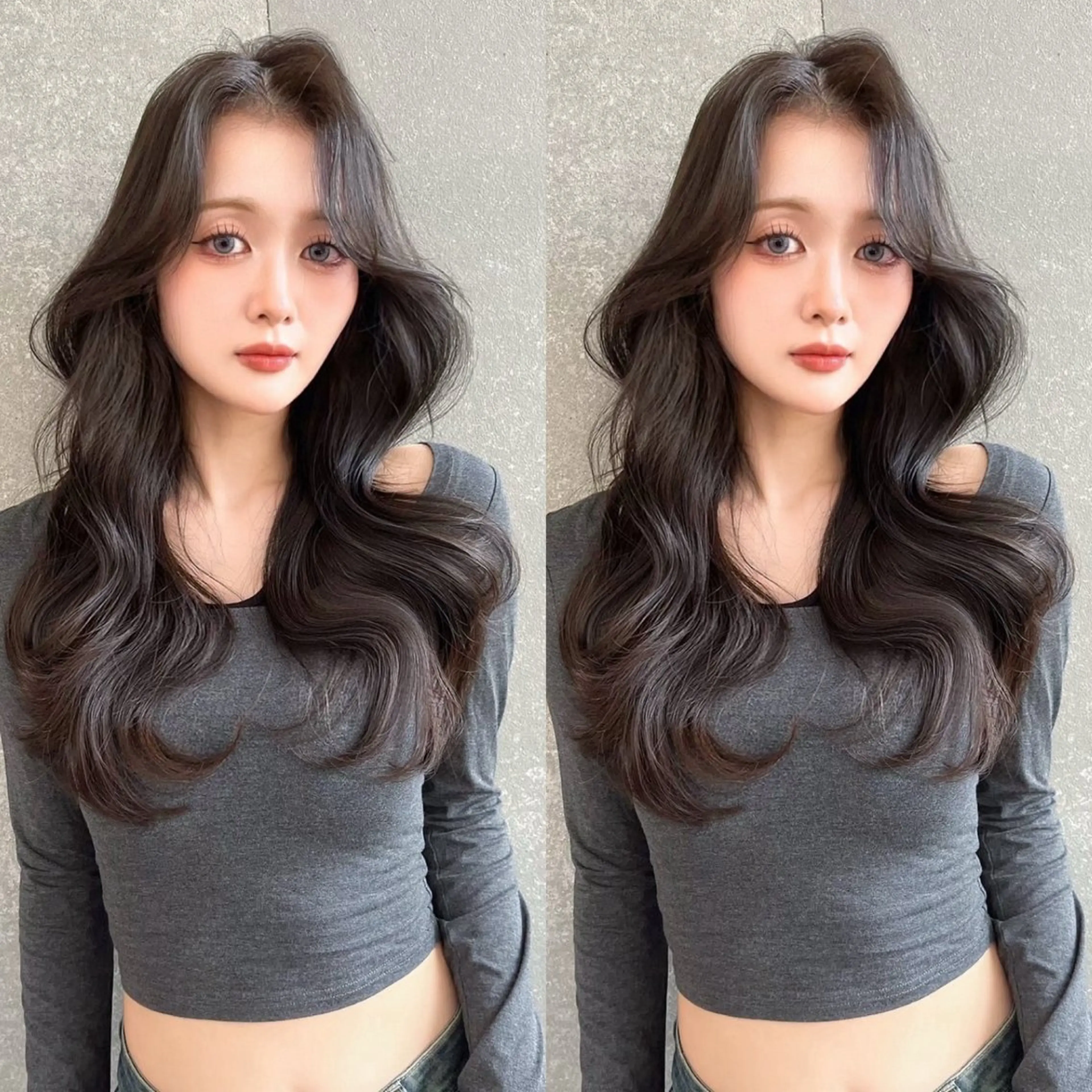 ロング カラー カット トリートメント レイヤー/髪質改善 /透け感カラー/艶髪のヘアスタイル